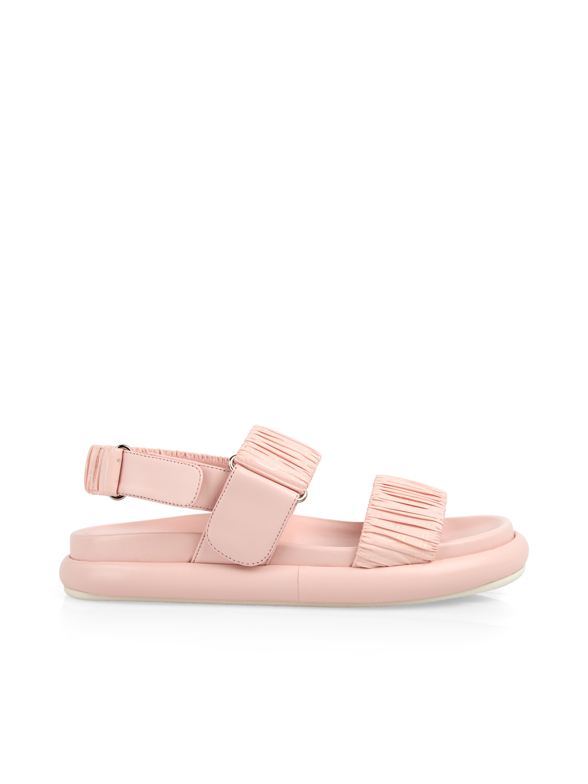 Marc Cain Riemchensandale »Sports Mindful Moving«  Sandalette, Sommerschuh mit modischen Falten