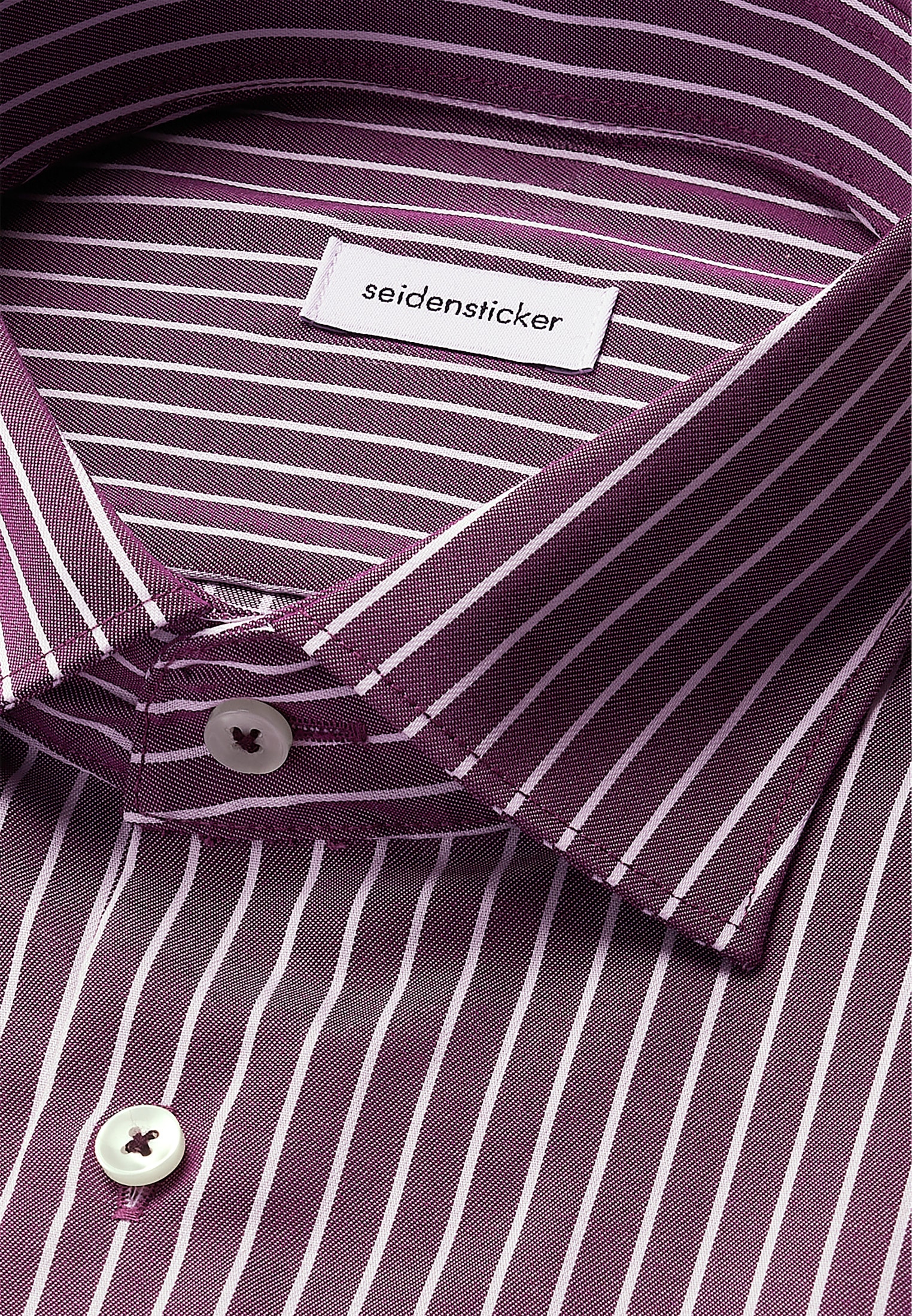 seidensticker Businesshemd »Schwarze Rose« Regular 1/1 Kentkragen Gestreift