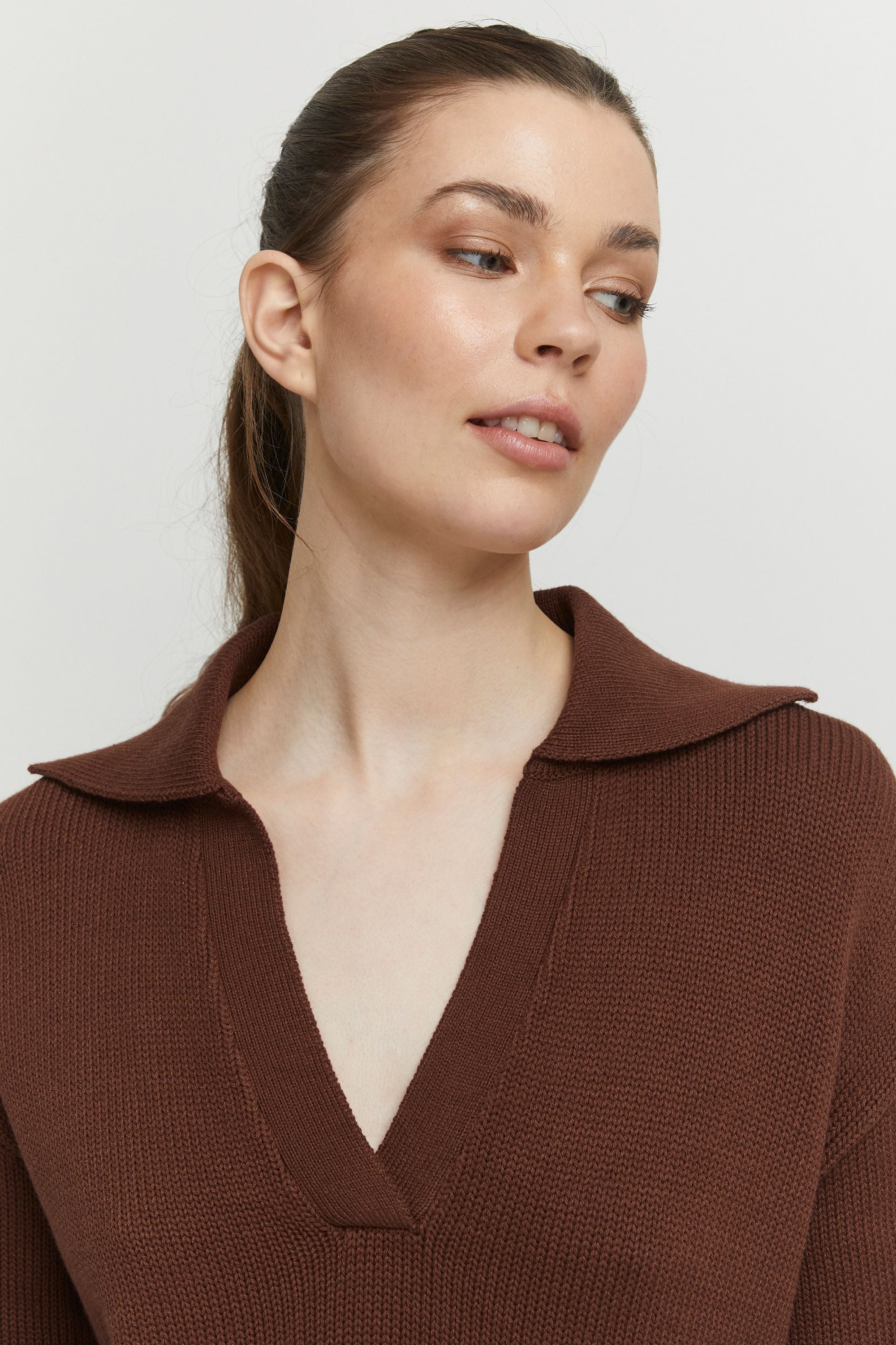 b.young Strickfleece-Pullover »Strickpullover BYOlia«