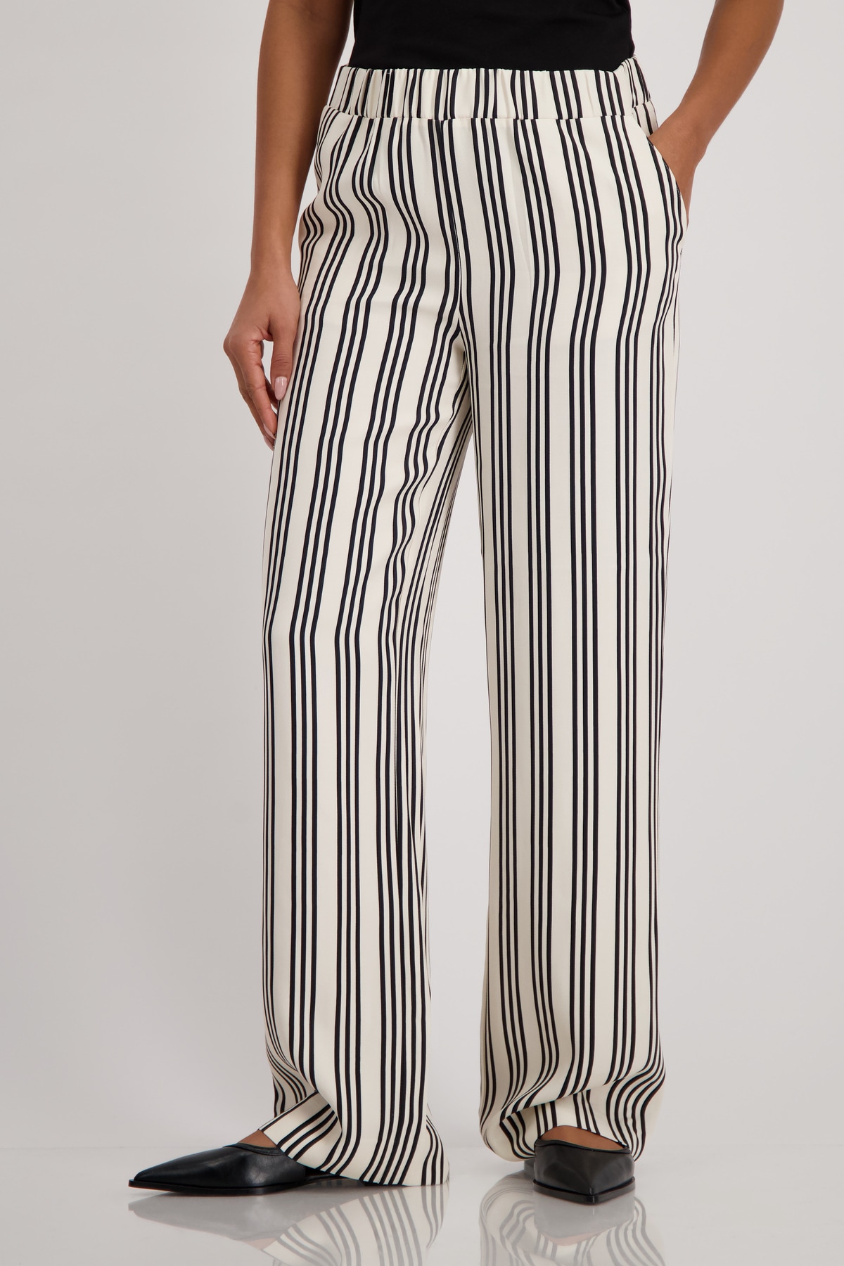 Monari Anzughose  mit Streifen