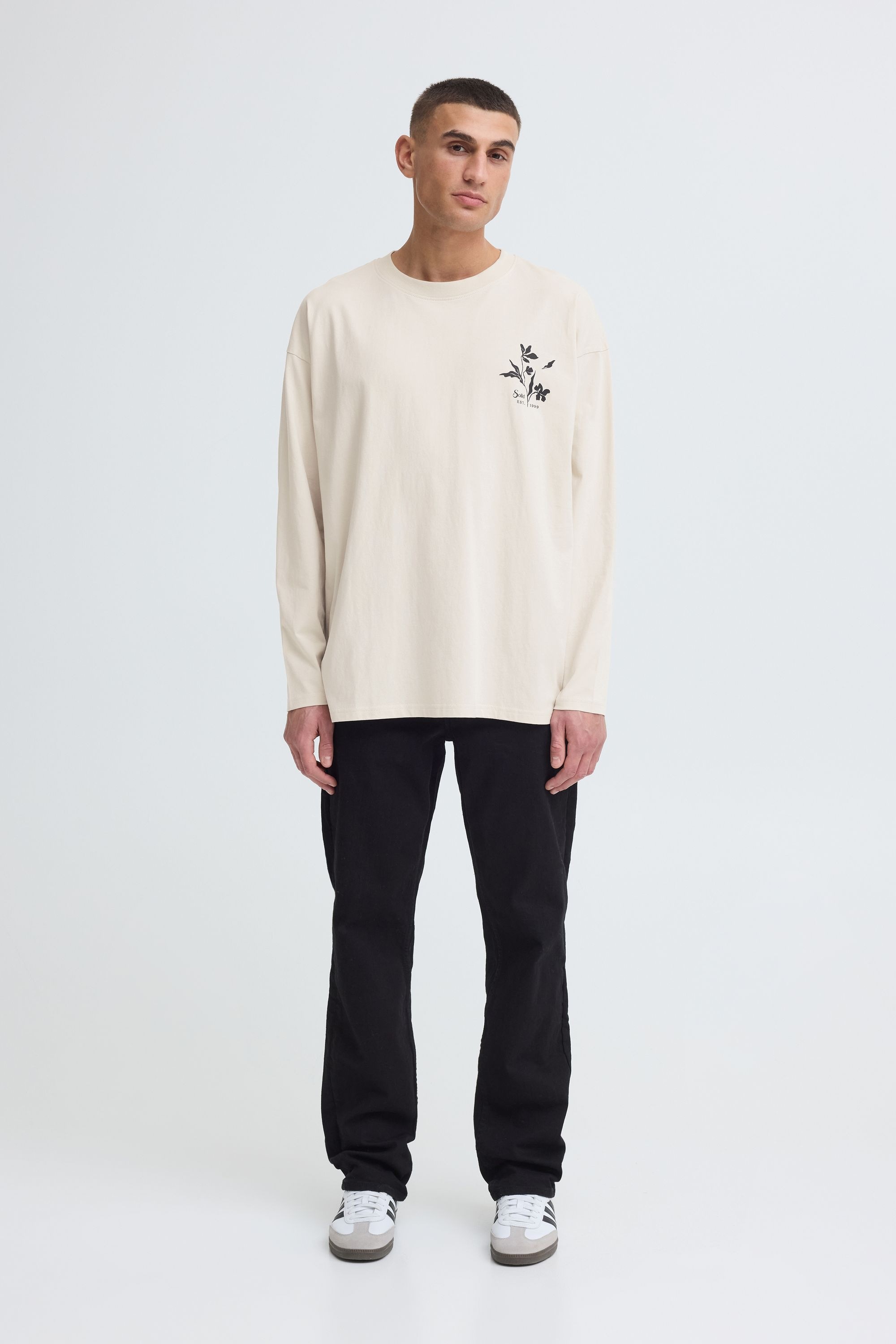 !Solid Langarmshirt »Langarmshirt SDAmon Oversized«