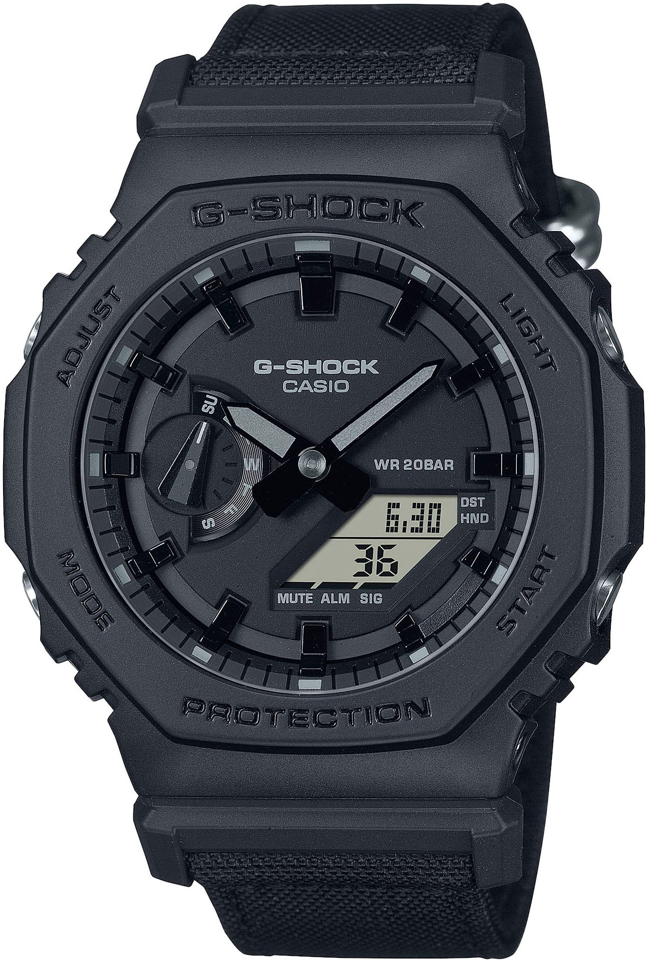 CASIO G-SHOCK Chronograph, Quarzuhr, Armbanduhr,Herrenuhr,digital, bis 20bar wasserd.Resinarmband