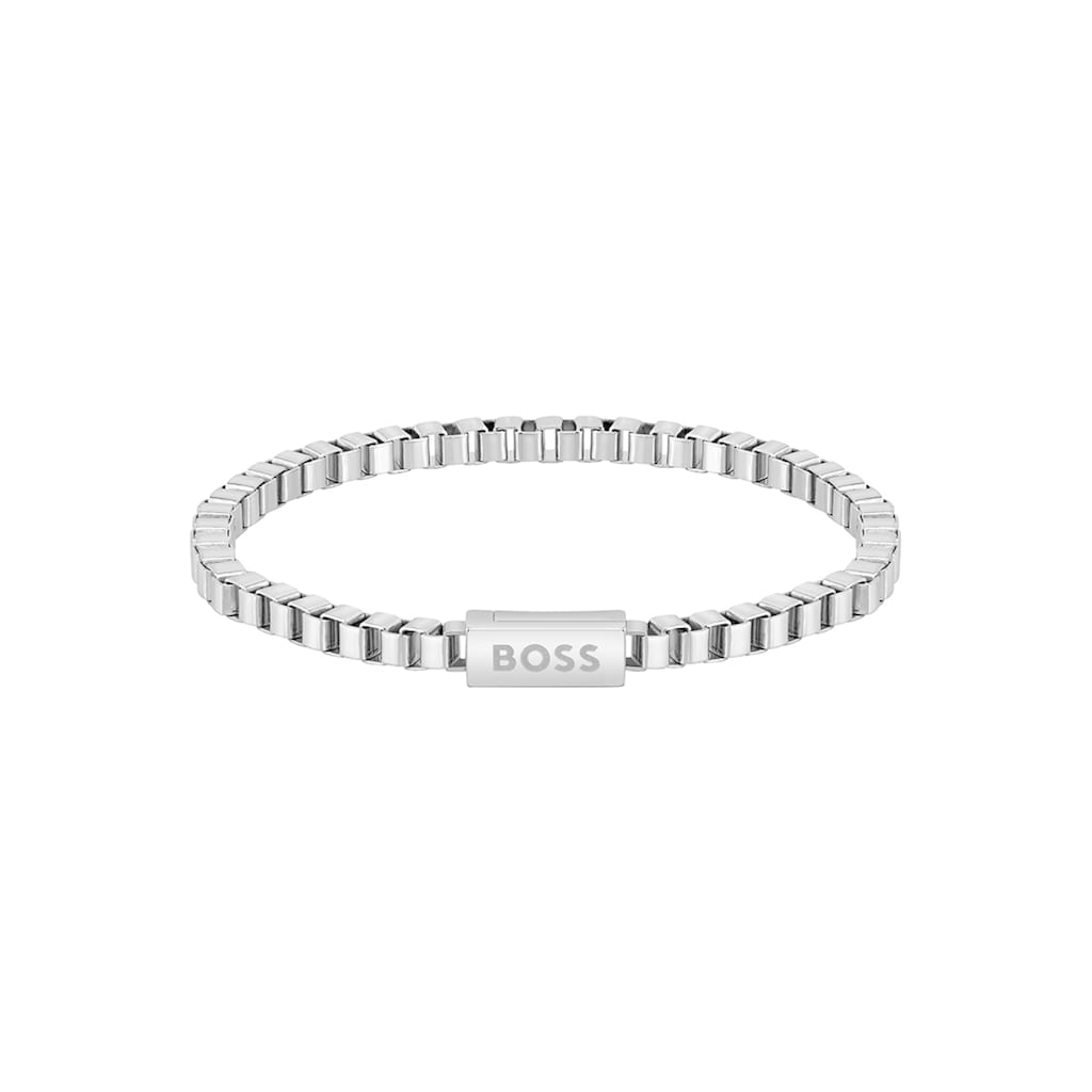 BOSS Armband »Schmuck Edelstahl Armschmuck Venezianer CHAIN FOR HIM«