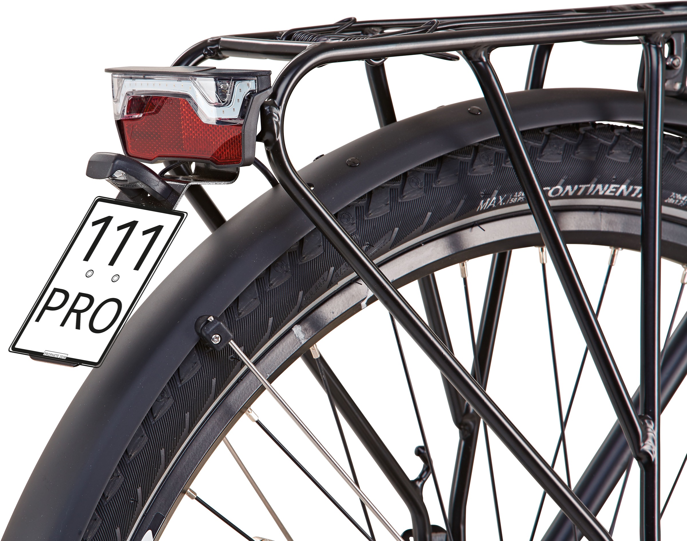 Prophete S-Pedelec »Entdecker 20.ETT.10«, 10 Gang, Shimano, Deore XT, Mittelmotor 500 W, S-Pedelec, Elektrofahrrad für Damen u. Herren