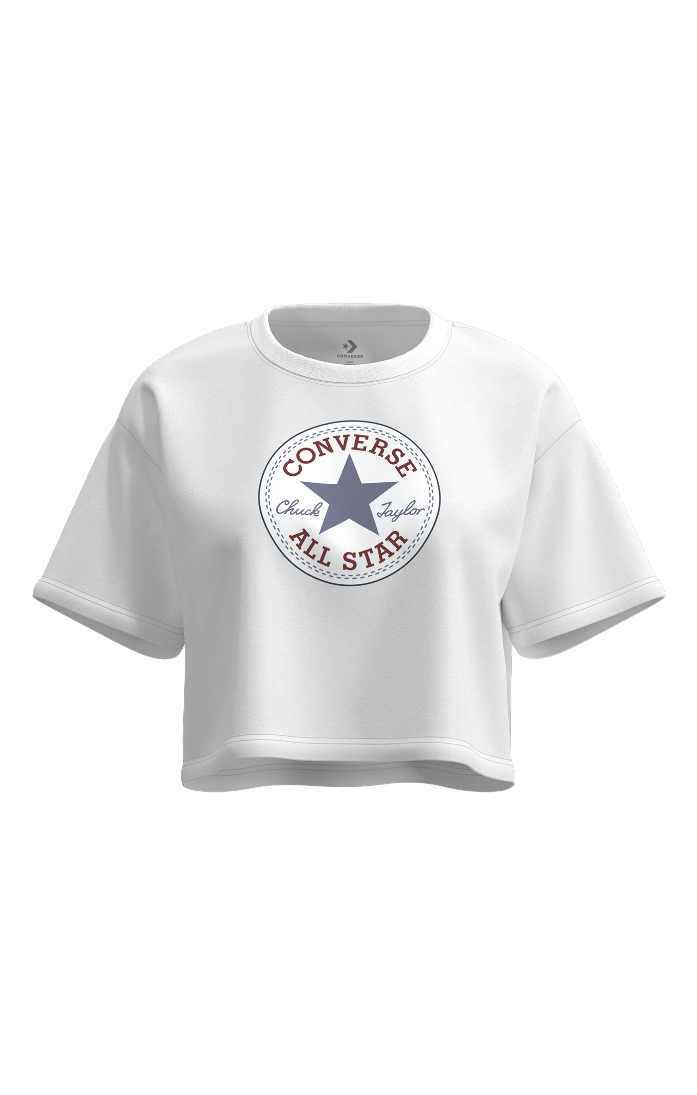 Converse T-Shirt »CHUCK PATCH TEE« sportlicher Stil, mit kurzen Ärmeln, mit flexiblem Elasthan-Anteil