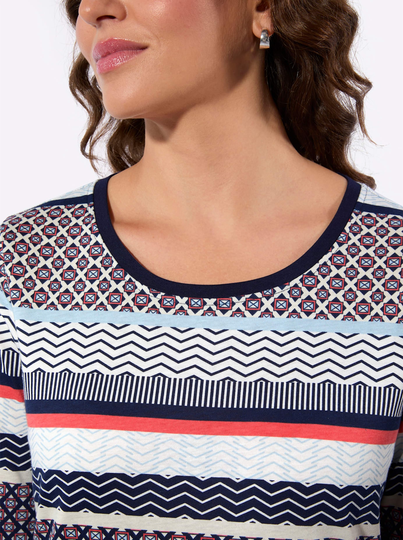 Casual Looks Print-Shirt »3/4-Arm-Shirt«, 1 tlg.
