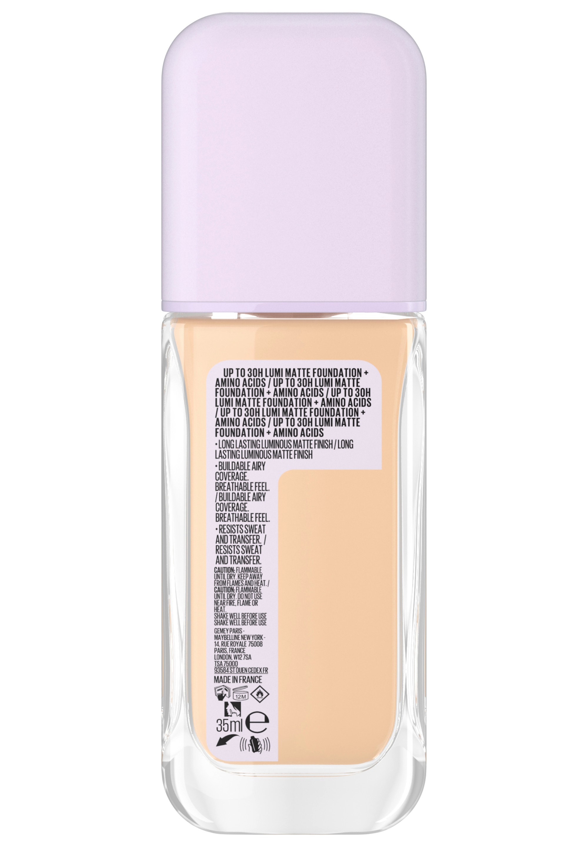 MAYBELLINE NEW YORK Foundation »Maybelline New York Super Stay Lumi Matte Foundation« mittlere bis hohe Deckkraft, ultra-frisches mattes Finish