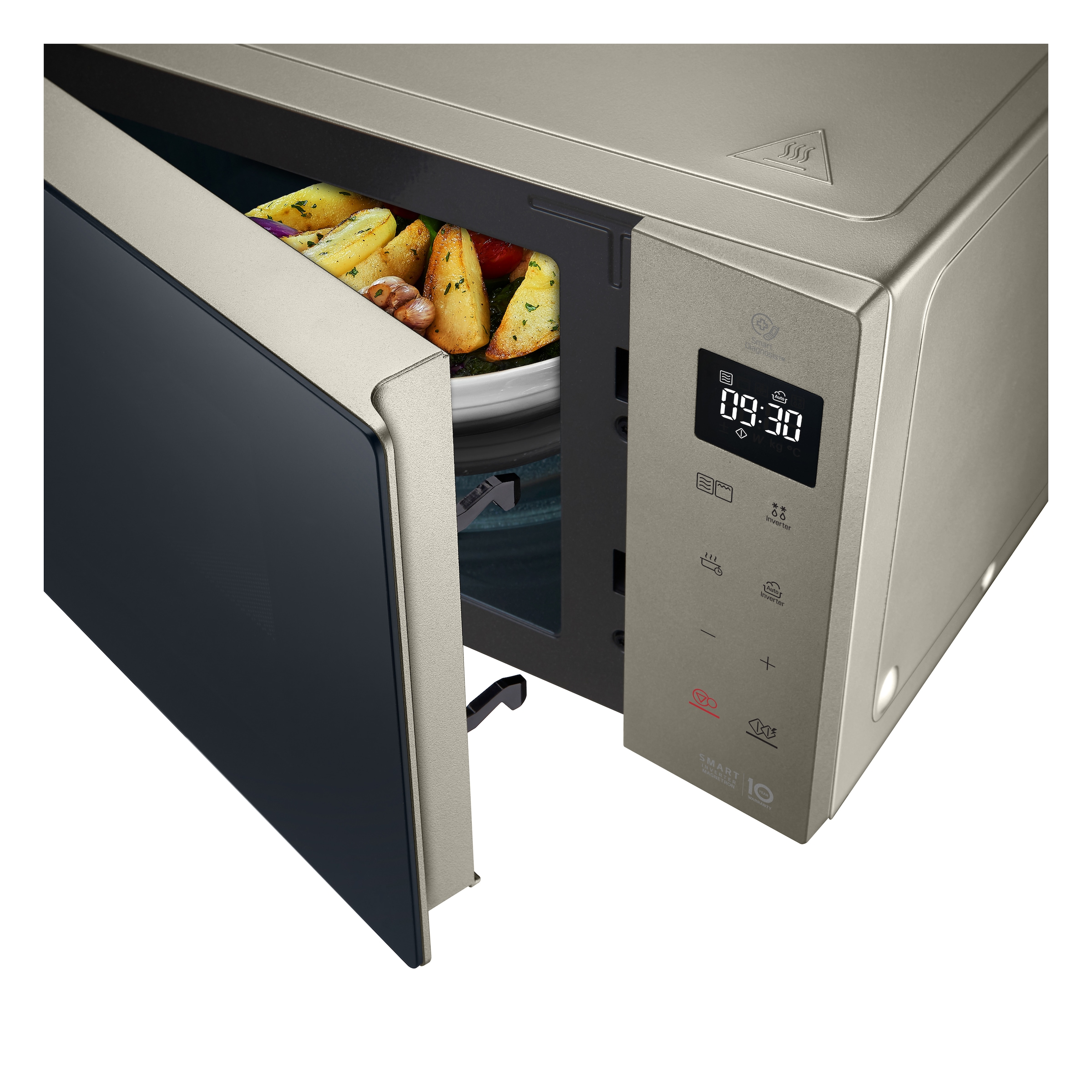 LG Mikrowelle »MH 6535 GIS« Grill 1000 W echte Glasfront