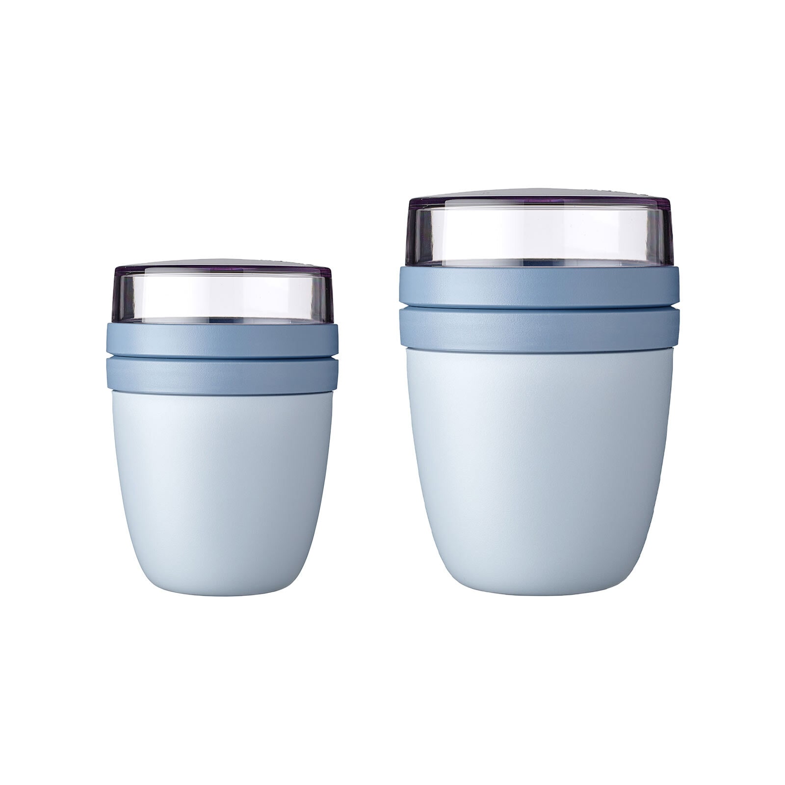 Mepal Lunchbox »Lunchpot mini + regular Ellipse 2er Set« Spülmaschinengeeignet, Mikrowellenfest