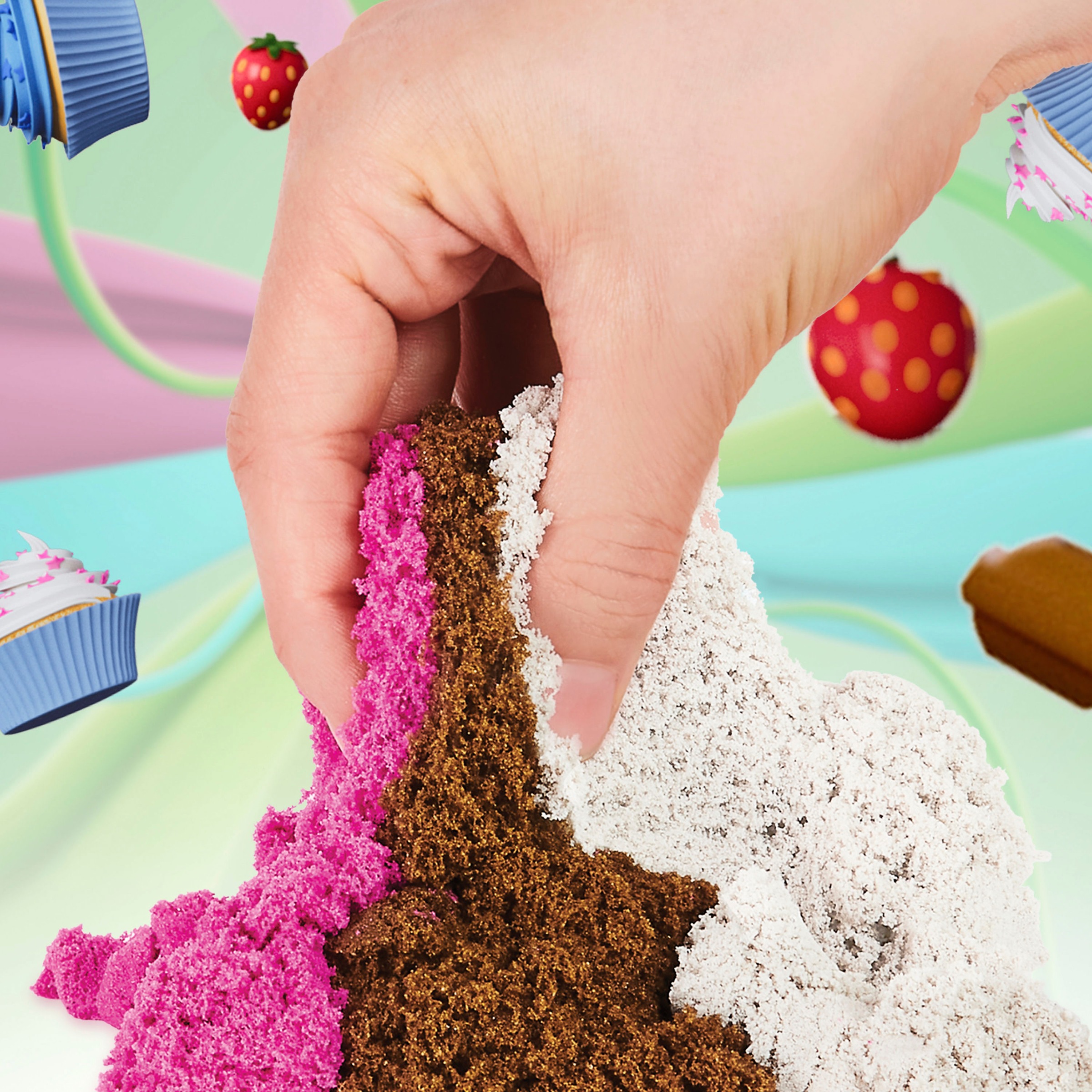 Spin Master Kreativset »Kinetic Sand, Eiscreme Set«, mit Duftsand