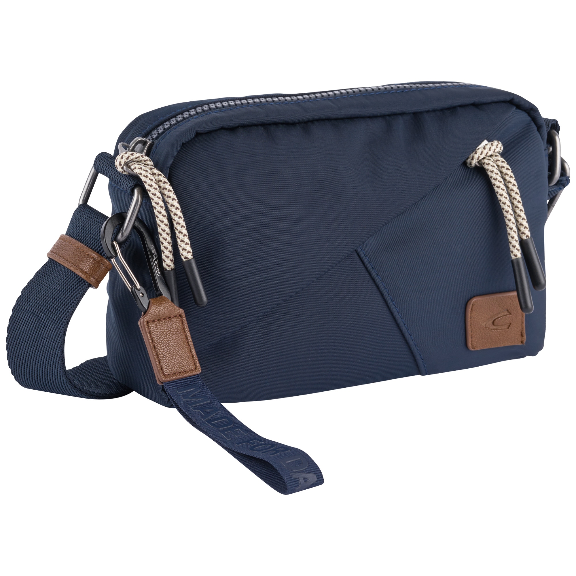 camel active Handtasche »Aurum«, aus recyceltem, robusten Nylon leichtgewichtig mit feinen Details