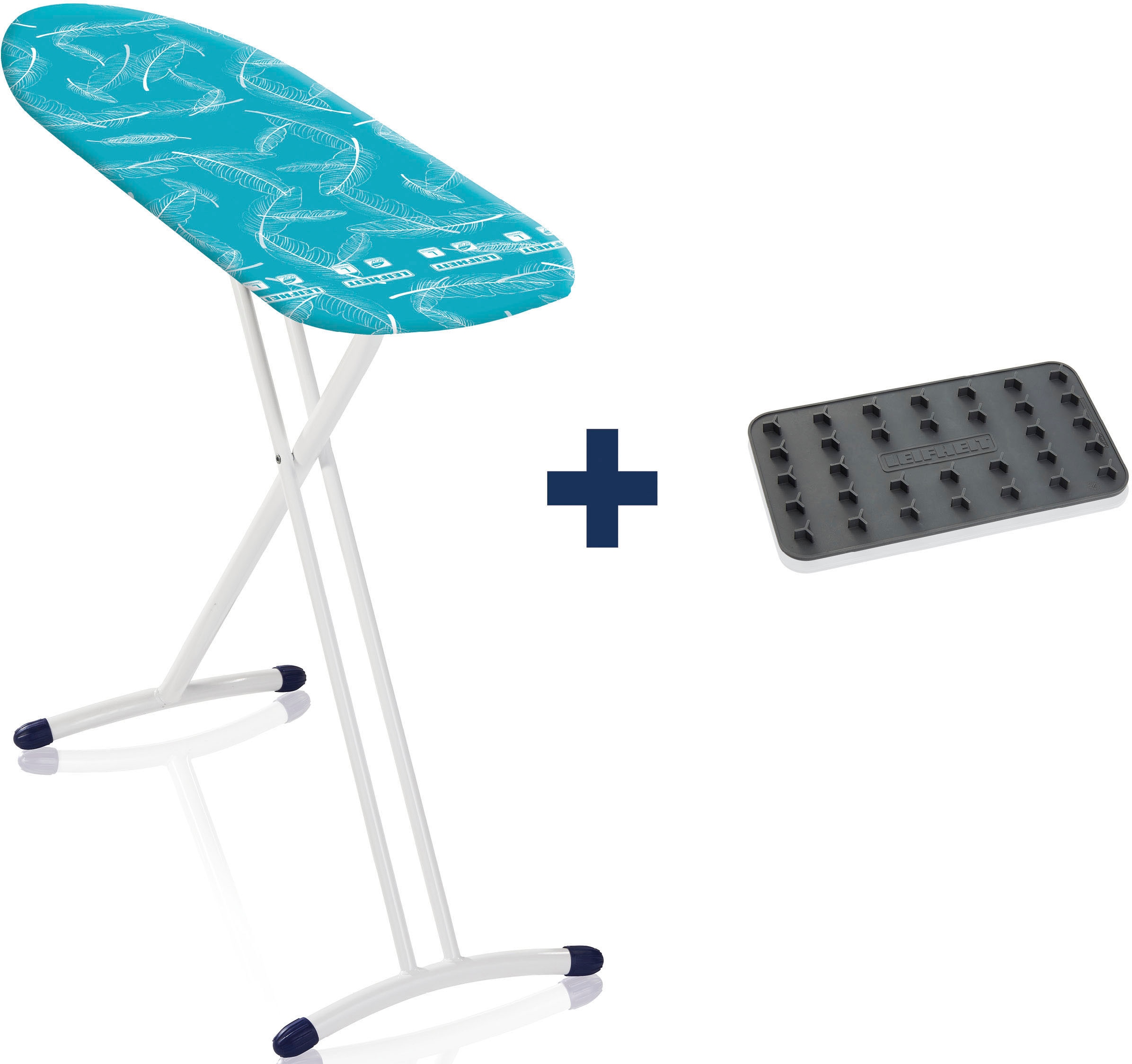 Leifheit Bügelbrett »AirBoard L Solid Shoulder« Bügelfläche 130 cmx30 cm Made in Europe in weiß