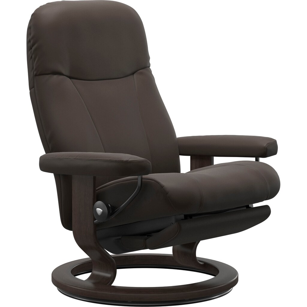 Stressless® Relaxsessel »Garda«, verstellbar, optional 2-motorisch, Größe M & L, Gestell Wenge