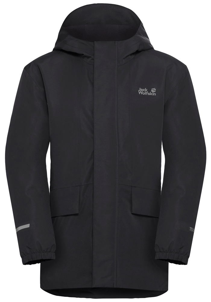 Jack Wolfskin Outdoorjacke »CANVEY JKT KIDS« mit Kapuze