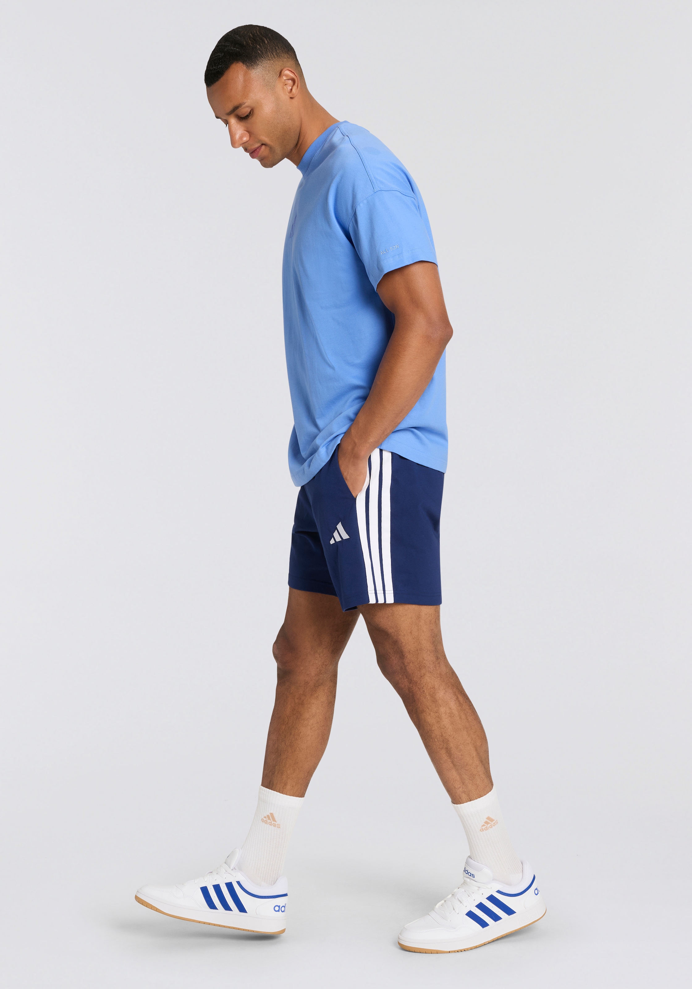 adidas Sportswear Shorts »M 3S SJ 7 SHO«, (1 tlg.), drei Streifen Trainingsshorts