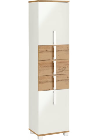 Schildmeyer Hochschrank »Kampen«, Höhe 163,7 cm, Badezimmerschrank mit Metallgriffen,... kaufen