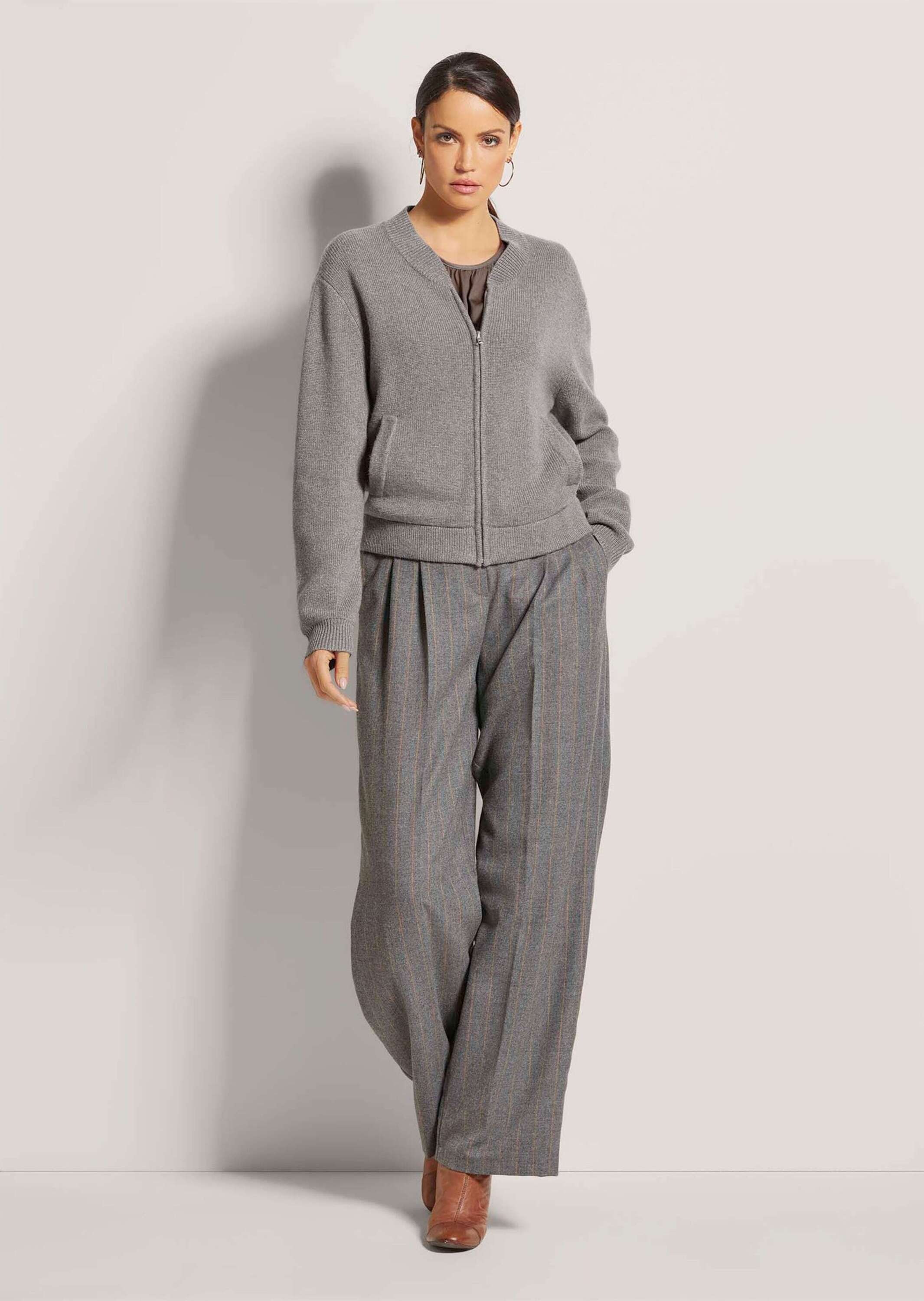 MADELEINE Strickjacke »Blouson Sportiver Strick-Blouson mit Reißverschluss«