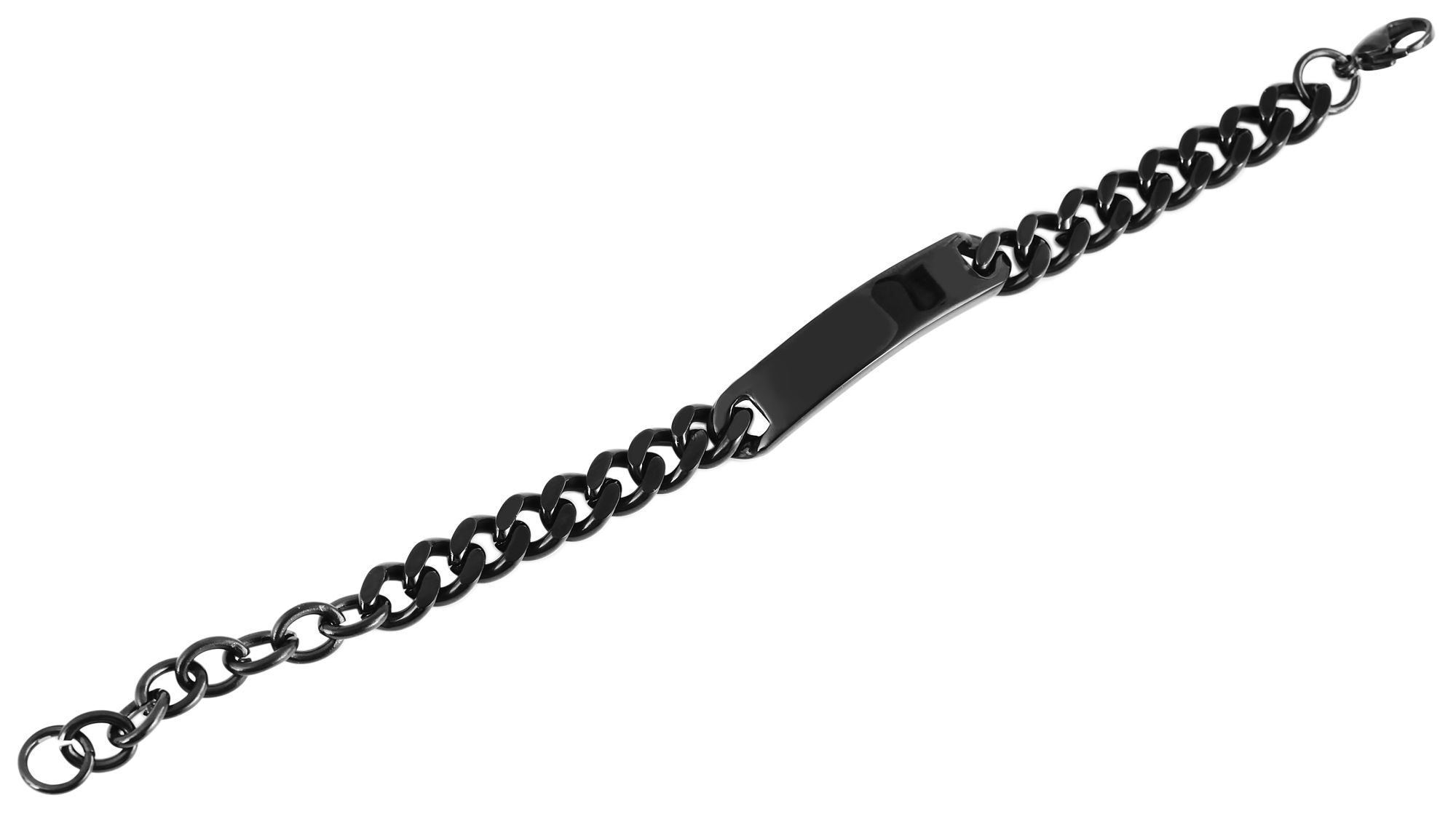 Adelia´s Panzerarmband »Unisex Armband ¿ Panzerarmband aus Edelstahl 17 cm«