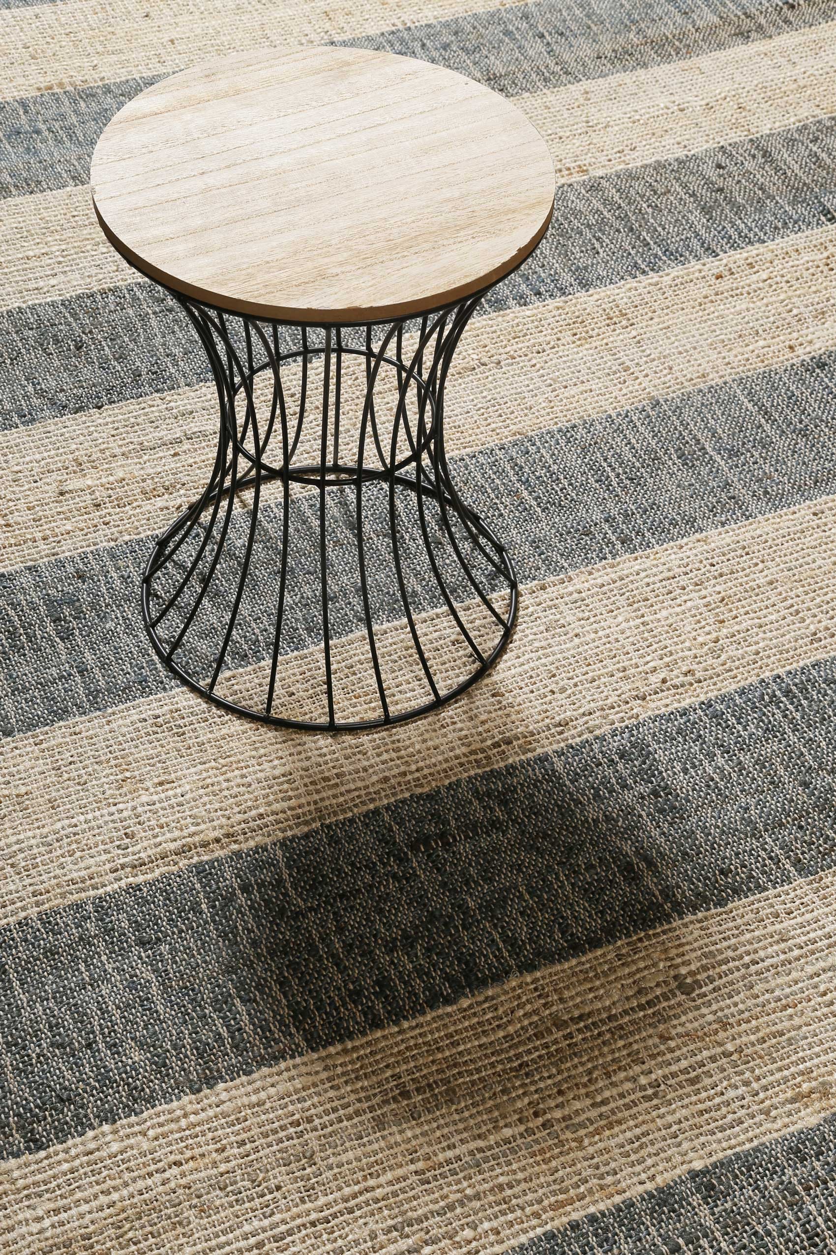 Green Looop Teppich »Virgil«, rechteckig, 4 mm Höhe, Naturfaser Teppich aus 80% Jute 20% Baumwolle, mit Fransen, Wohnzimmer