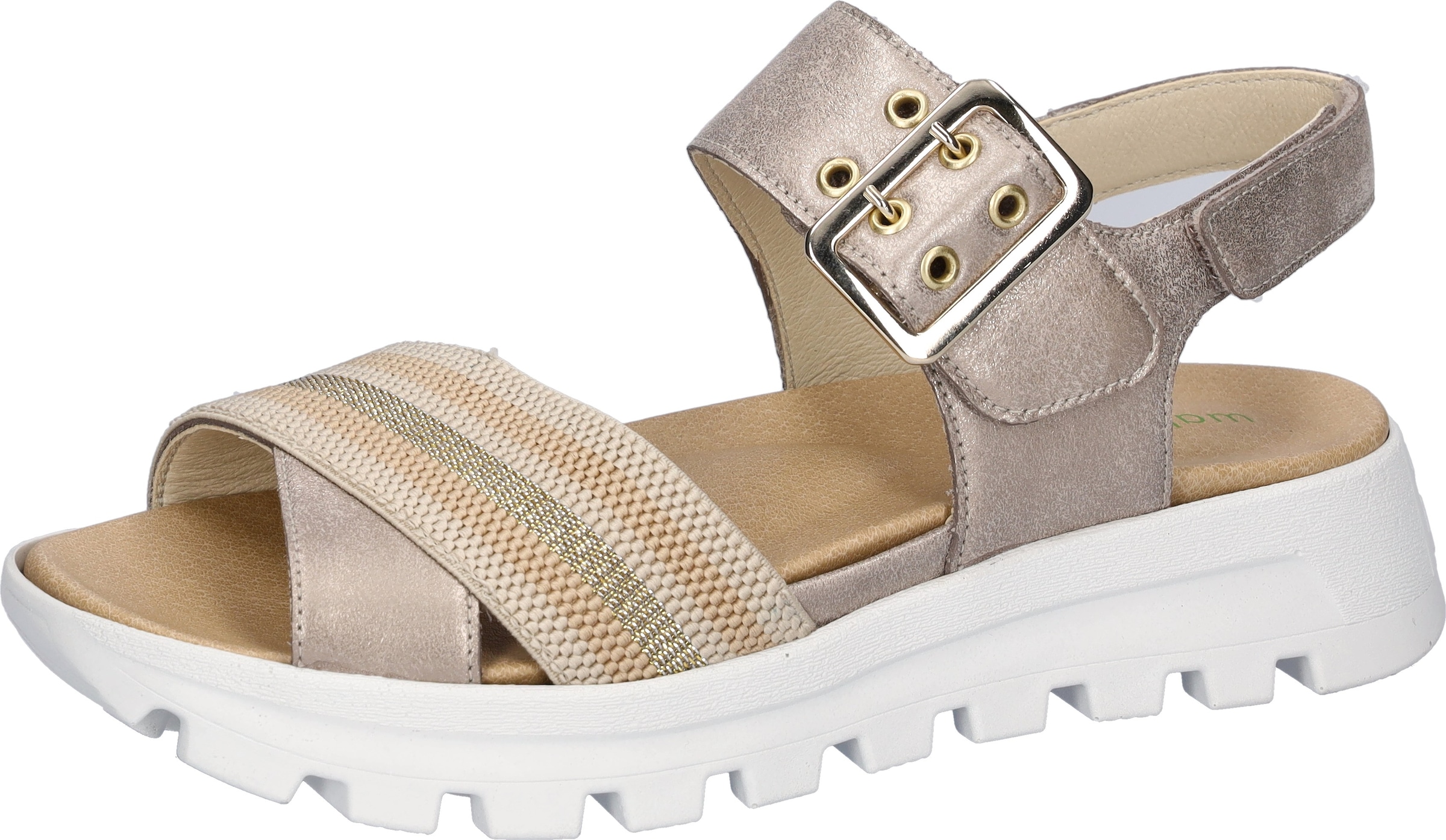 Waldläufer Plateausandale »H-NELE«  Sommerschuh, Klettschuh, Bequemschuh in Komfortweite H (= sehr weit)