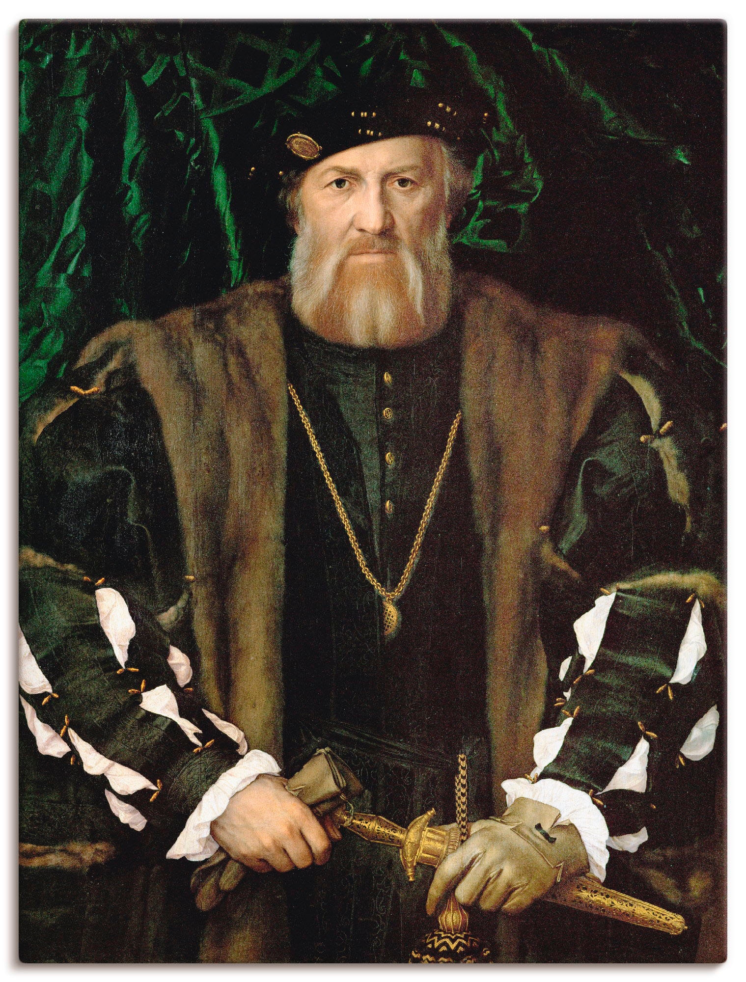 Artland Wandbild »Bildnis des Charles de Solier,de Morette«, Mann, (1 St.), in vielen Größen & Produktarten -Leinwandbild, Poster, Wandaufkleber / Wandtattoo auch für Badezimmer geeignet