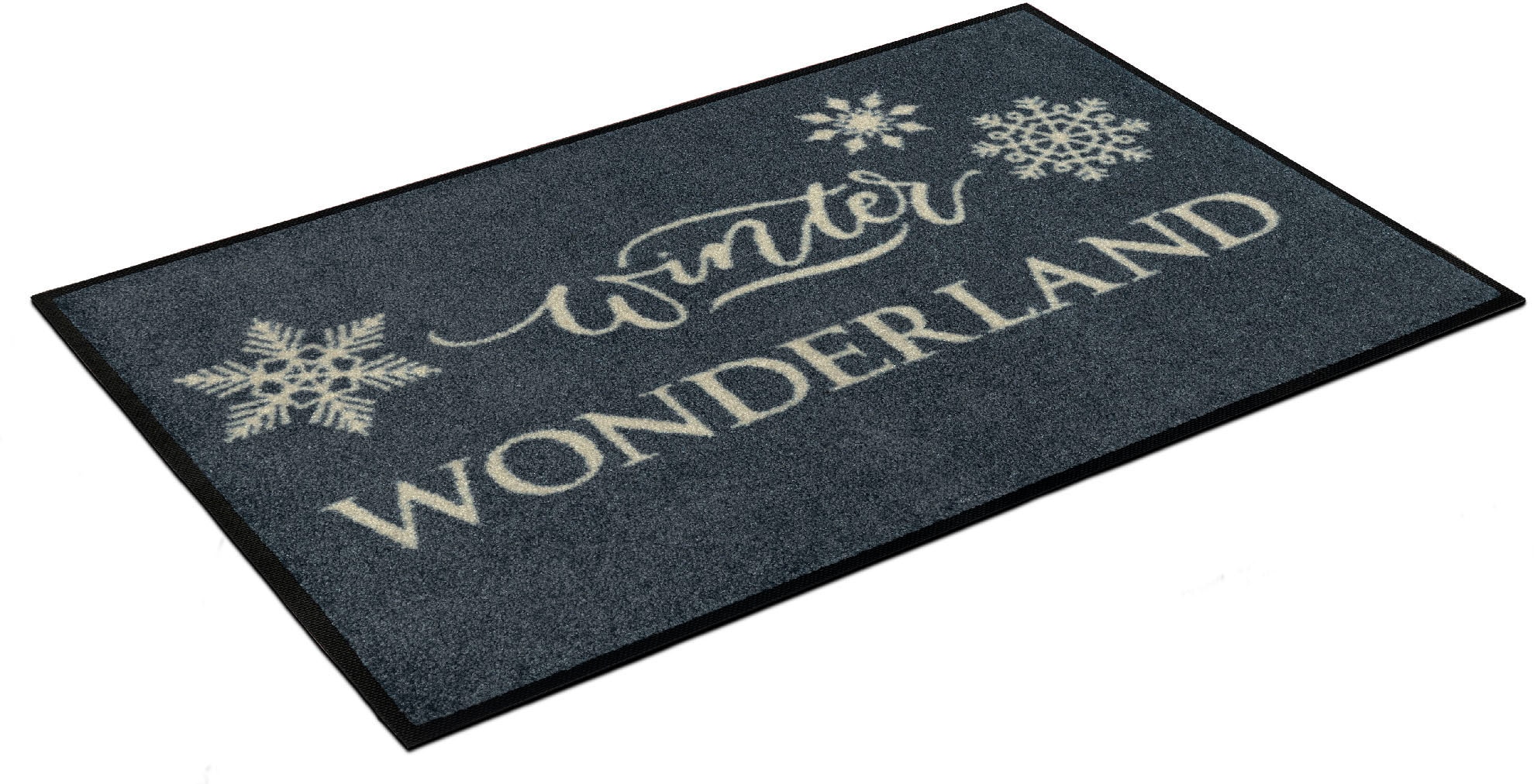 Fußmatte »Winter Wonderland«, rechteckig, Schmutzfangmatte, mit Spruch, In- und...