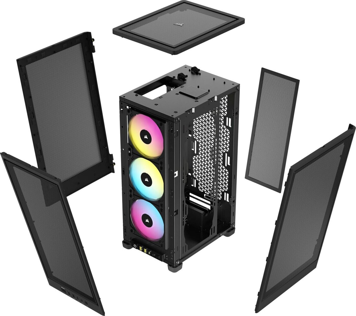 Corsair PC-Gehäuse »iCUE 2000D RGB AIRFLOW Mini-ITX Case, Black«