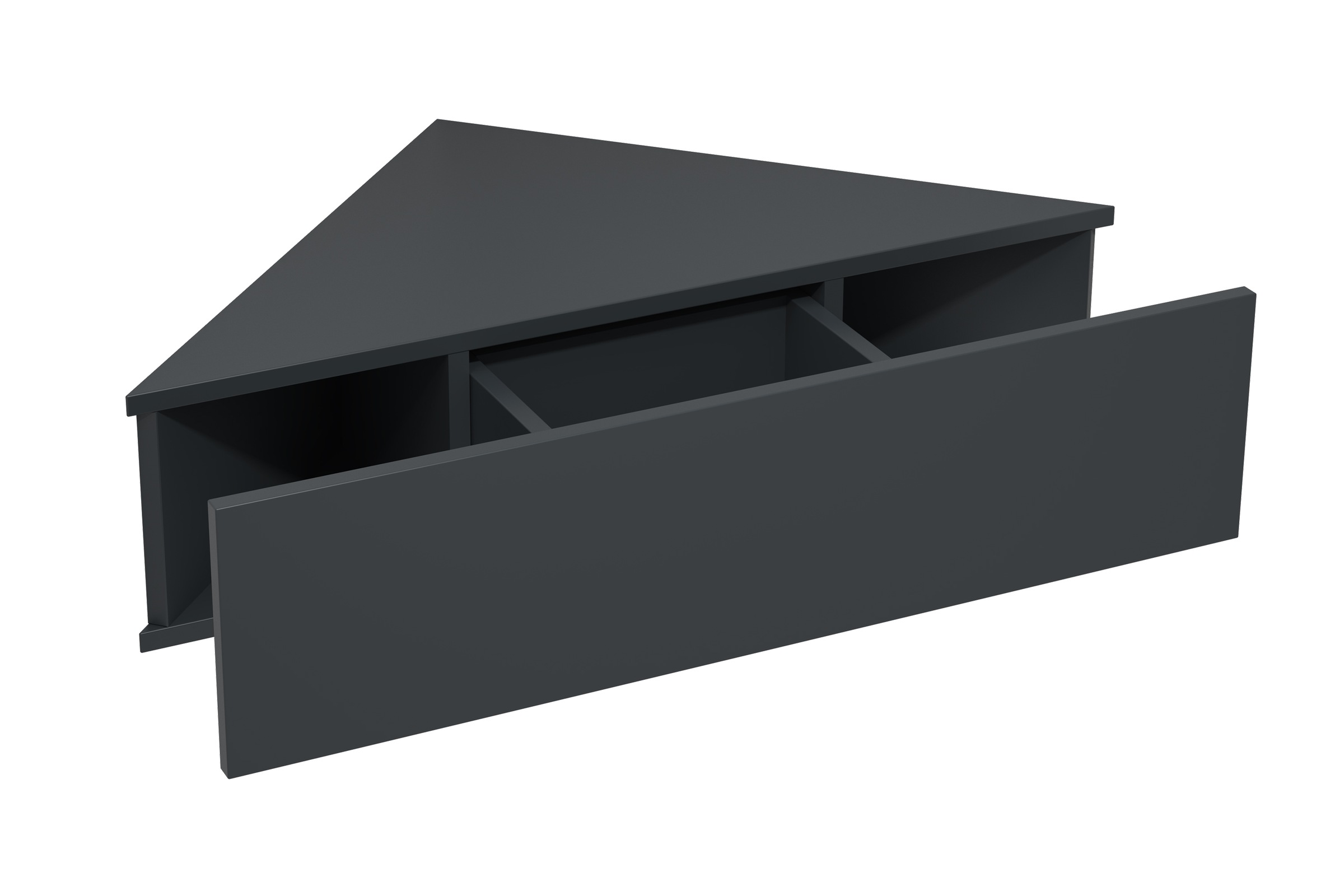 VCM Nachtkonsole »VCM Nachtschrank | Wandschublade | Wandboard | Eckregal |Nachttisch | Maße ca. H. 15 x B. 60 x T. 43 cm - Usal S«, (VCM Usal)
