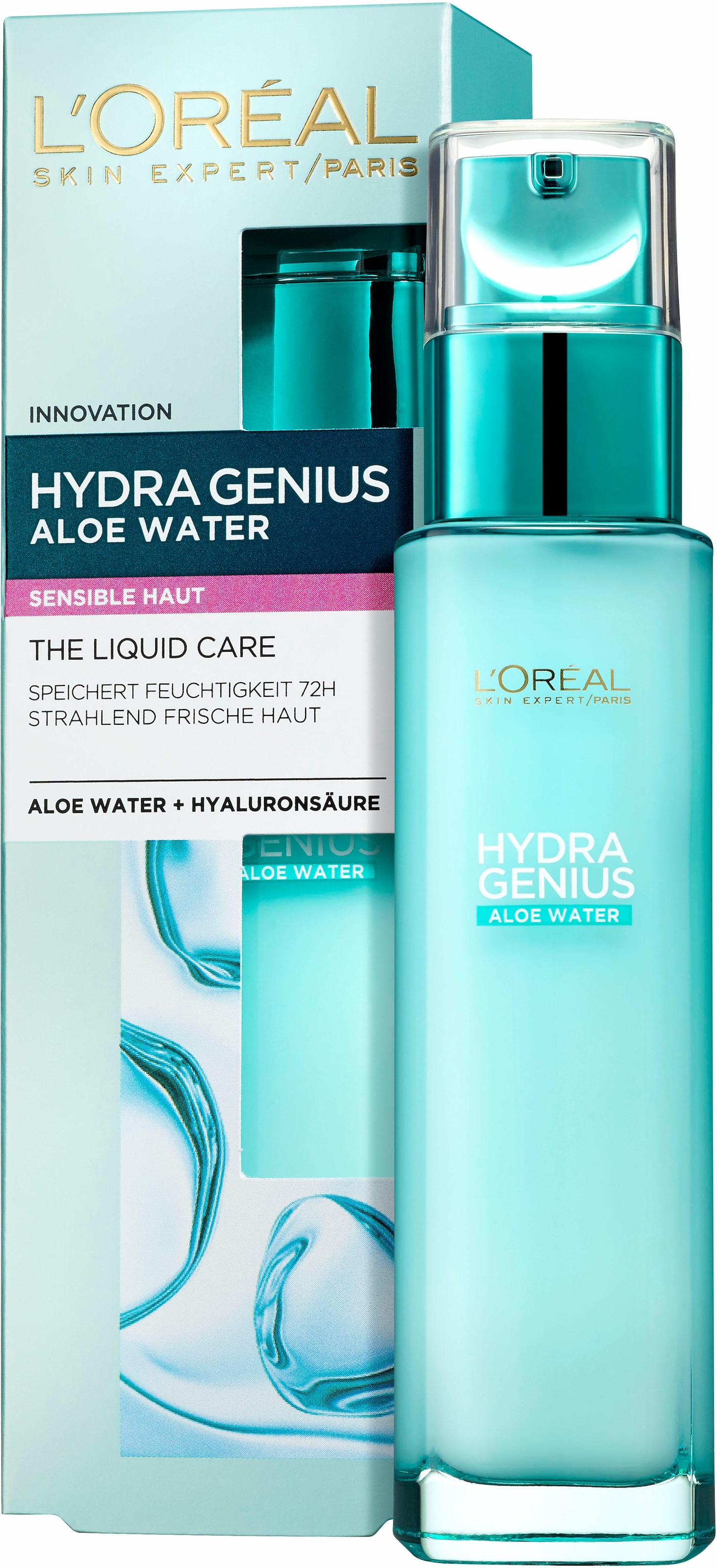 L'ORÉAL PARIS Gesichtsfluid »Hydra Genius Aloe Aqua«, für sensible Haut