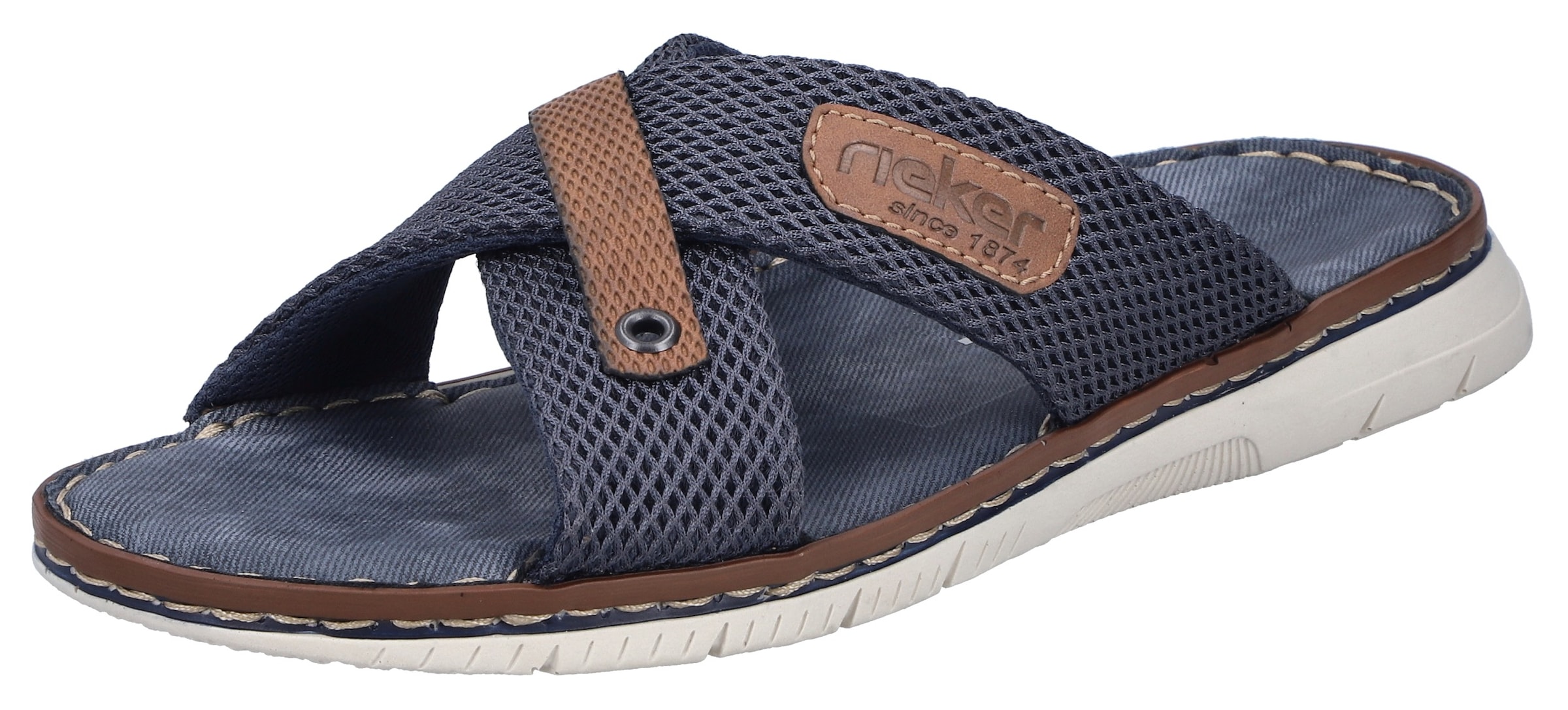 Rieker Pantolette  Sommerschuh, Hausschuh, Strandschuh zum Schlupfen