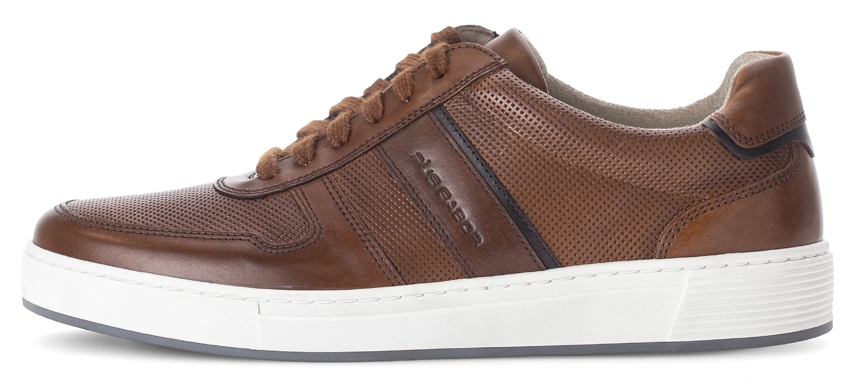 Pius Gabor Sneaker, Freizeitschuh, Halbschuh, Schnürer mit Kontrastbesätze, Weite G