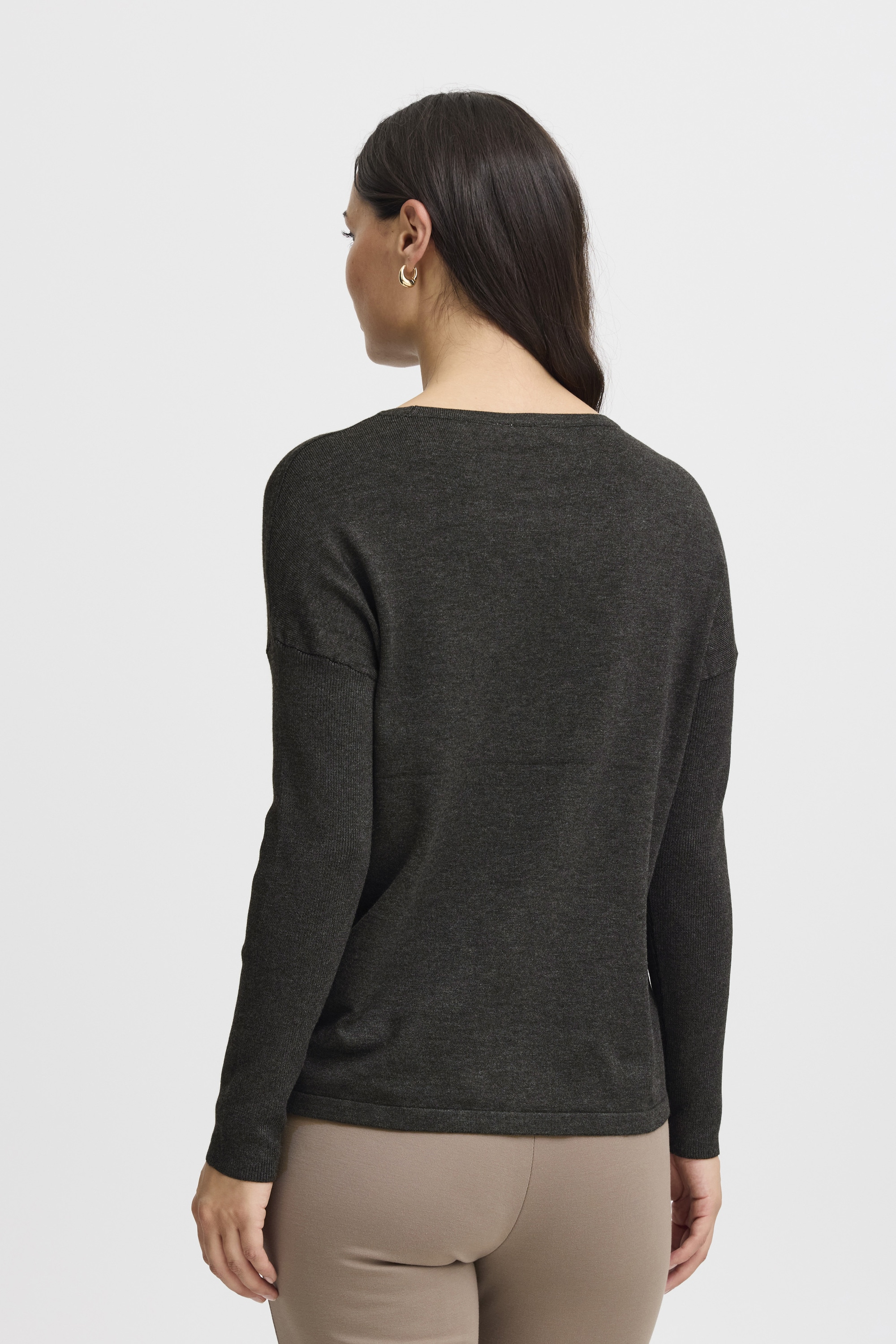 fransa Strickfleece-Pullover »Strickpullover FRLISO PU 1«