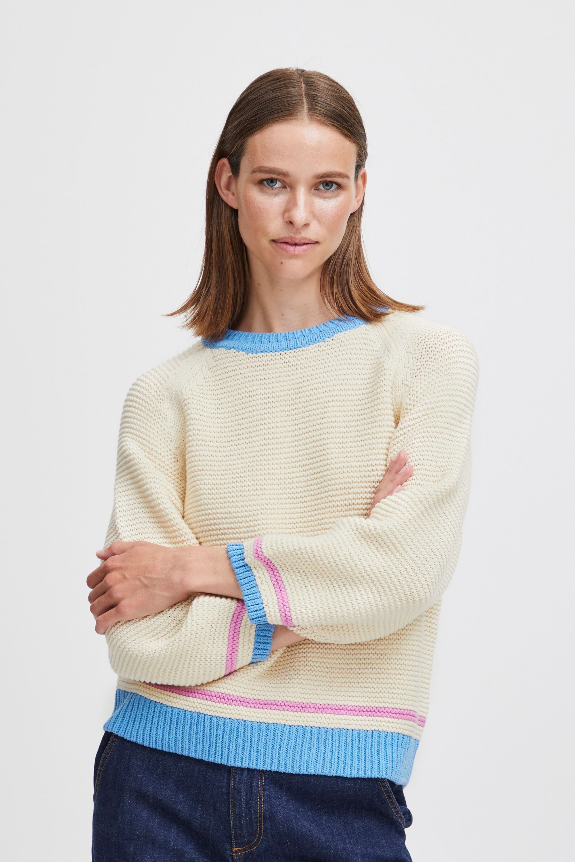 b.young Strickfleece-Pullover »Strickpullover BYOma«