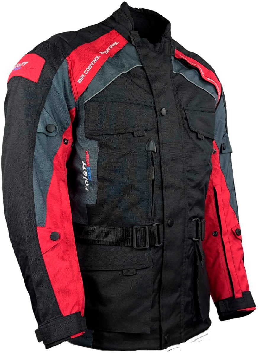 roleff Motorradjacke »Liverpool RO«, Unisex, Mit Sicherheitsstreifen, 4 Taschen