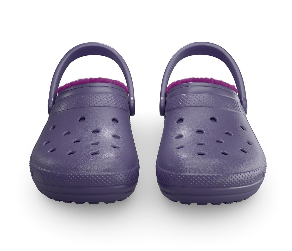 Crocs Clog »Kids Classic Lined Clog«, Hausschuh, Pantoffel, Schlappen mit Warmfutter