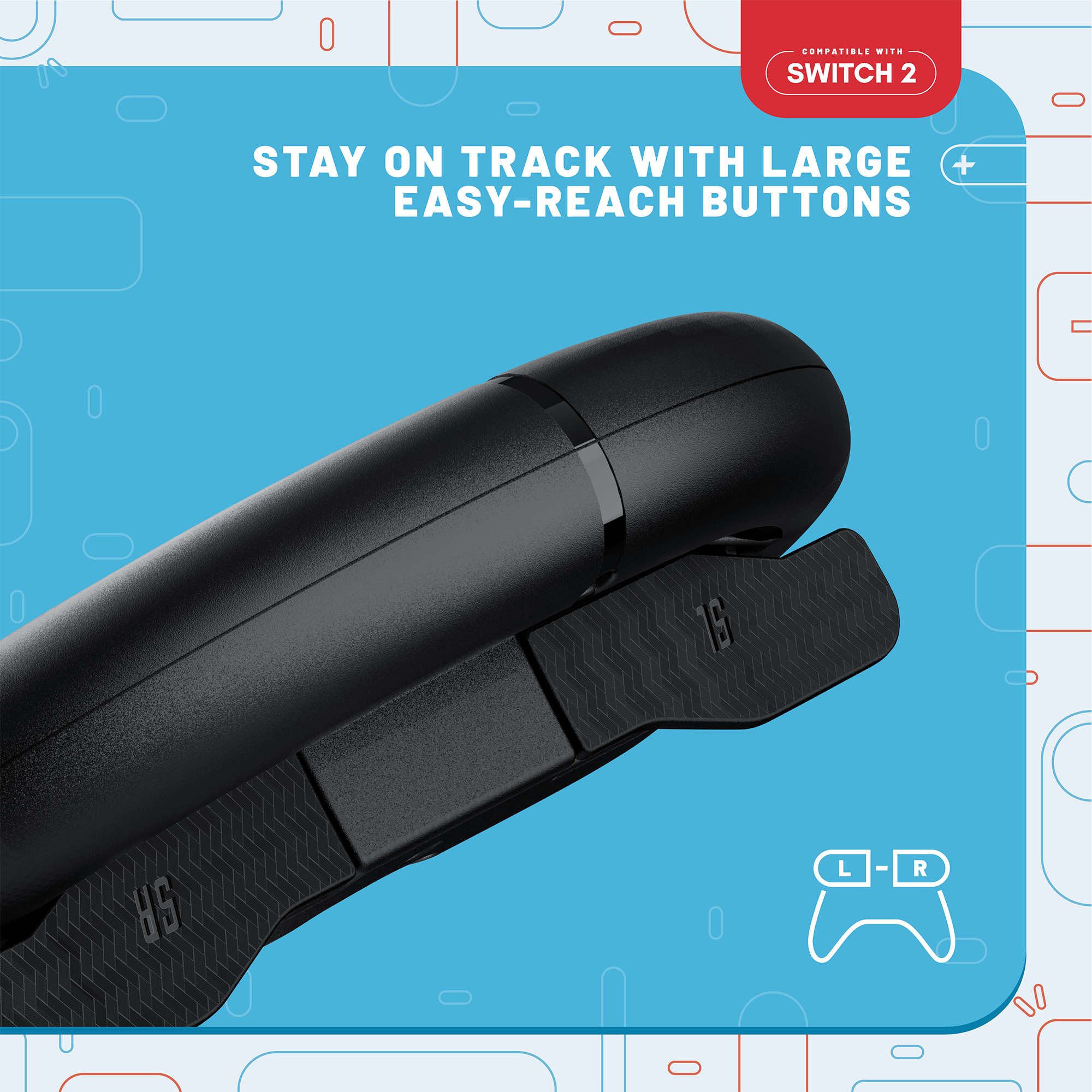 Stealth Lenkrad »Twin Racing Wheels / Lenkrad Doppelpack für Switch 2«