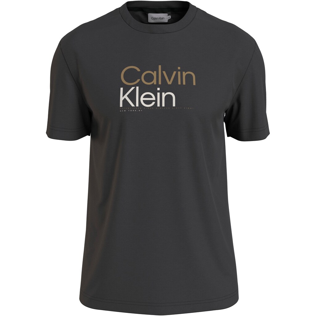 Calvin Klein Big&Tall T-Shirt »BT_MULTI COLOR LOGO T-SHIRT«, mit Markenlabel