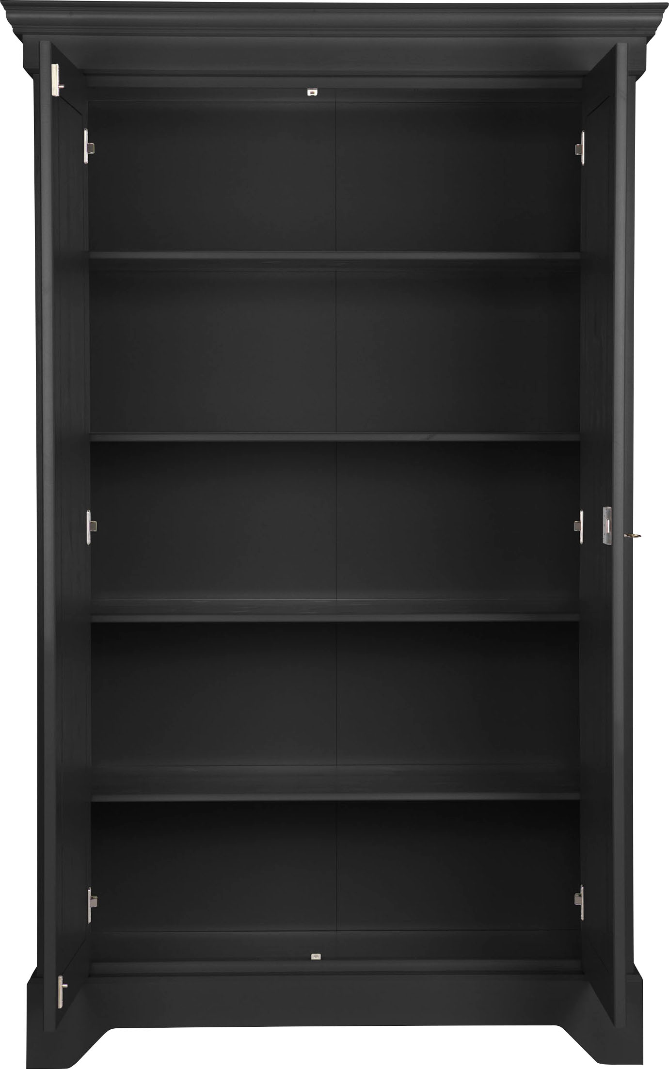 WOOOD Garderobenschrank »Isabel« mit 4 Fachböden, H 191 cm x B 118 cm