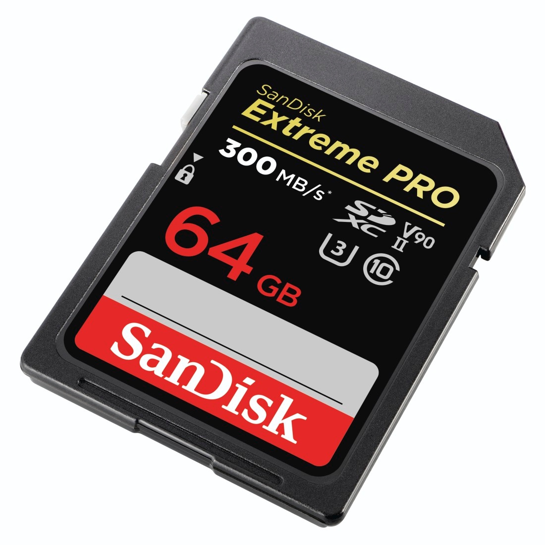 Sandisk Speicherkarte »Extreme Pro« (64 GB UHS-I Class 10 300 MB/s Lesegeschwindigkeit)