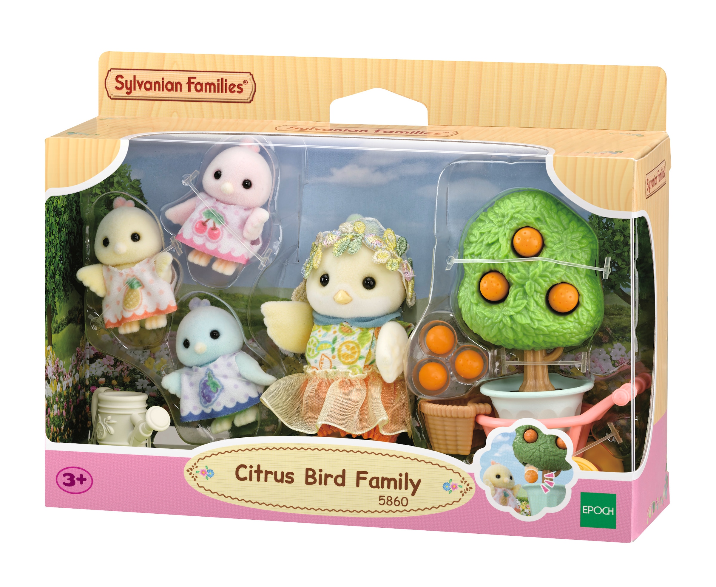 Sylvanian Families Spielfigur »Zitronenvogel Familie (5860)«