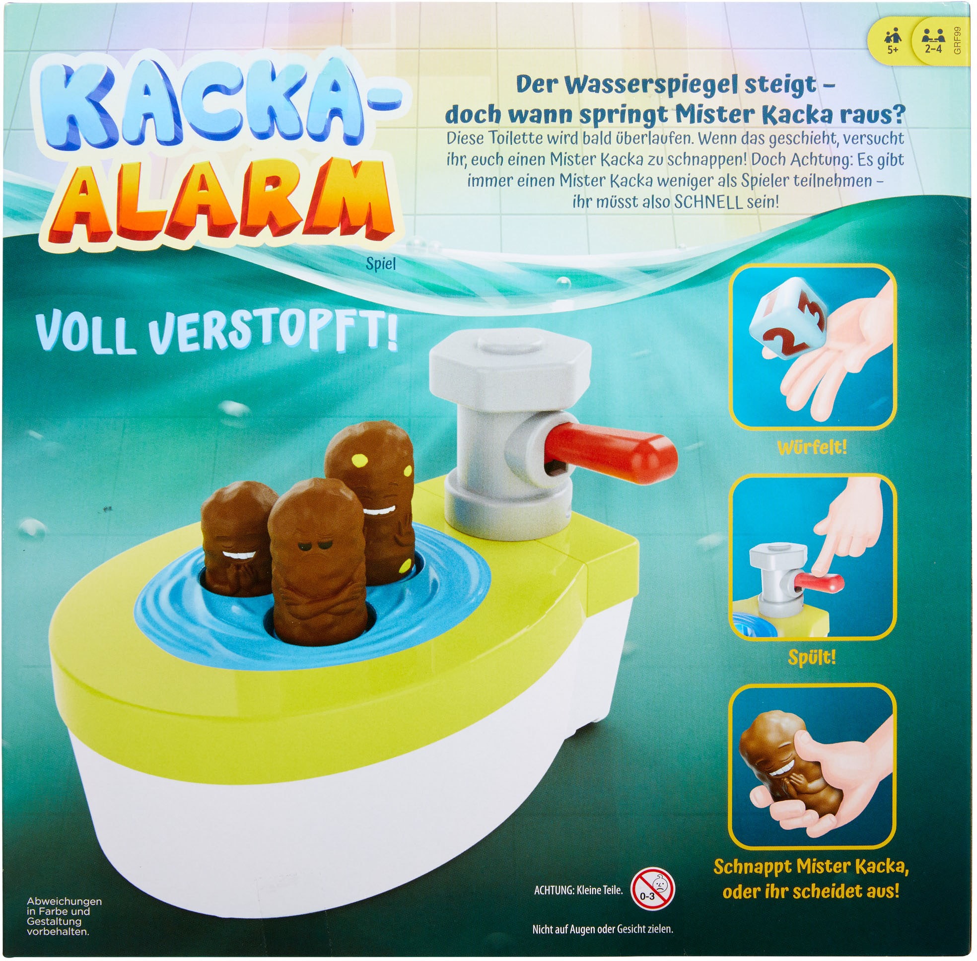 Mattel games Spiel »Kacka-Alarm Voll verstopft!«