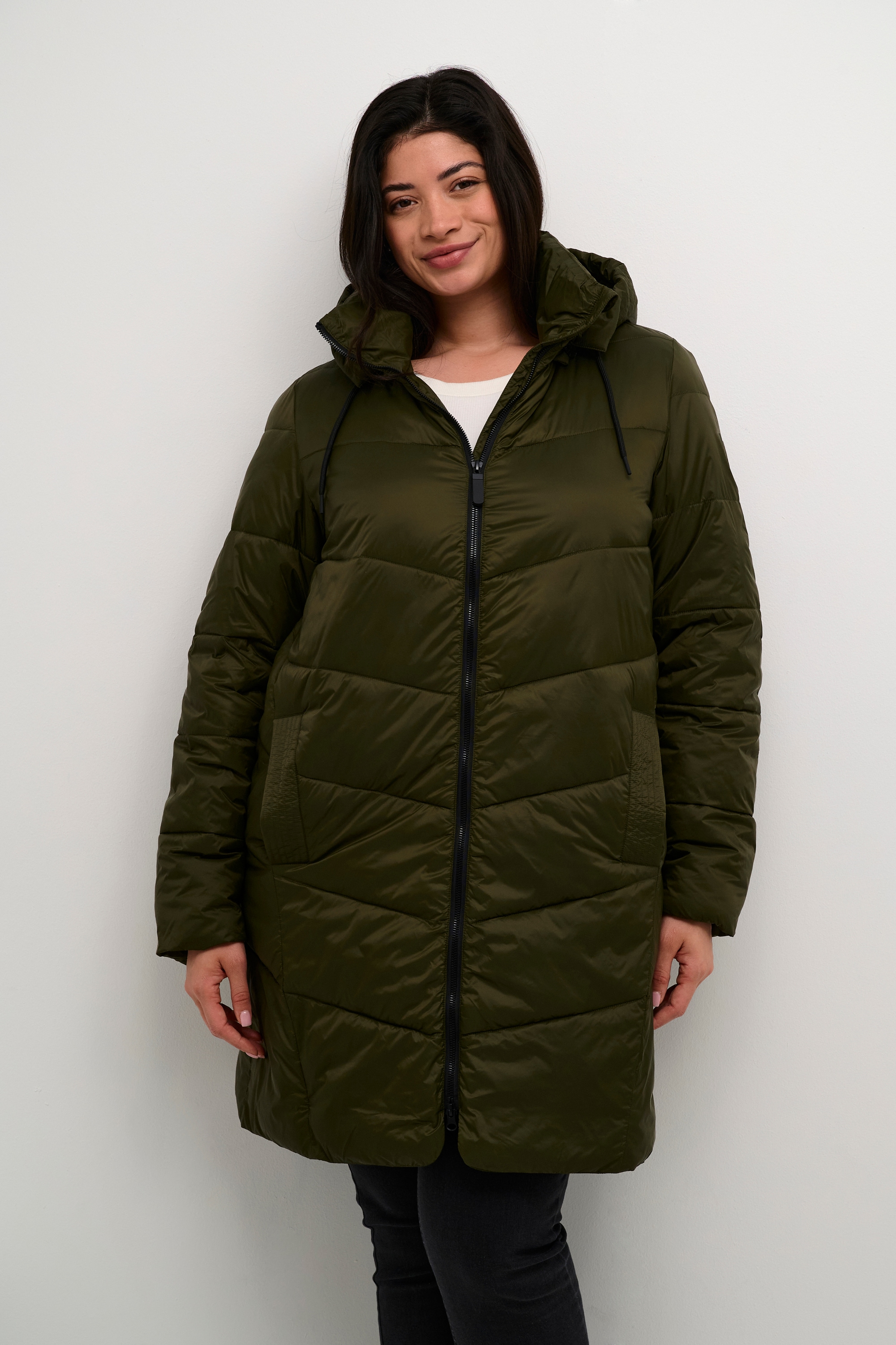 KAFFE Curve Wintermantel »KAFFE Curve Jacke KCsusanna«