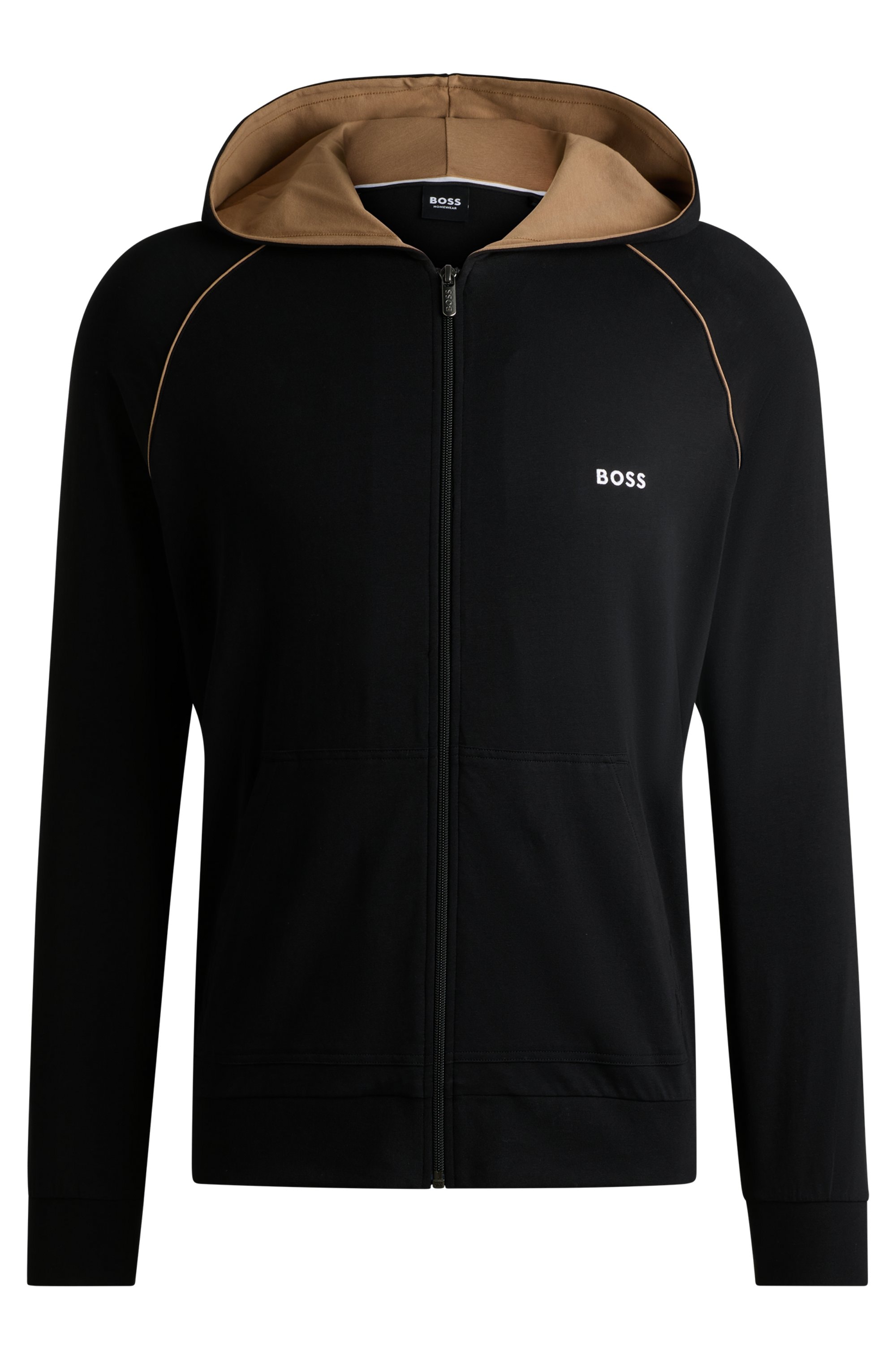 BOSS Kapuzensweatjacke »Mix&Match Jacket H«, mit Kängurutasche
