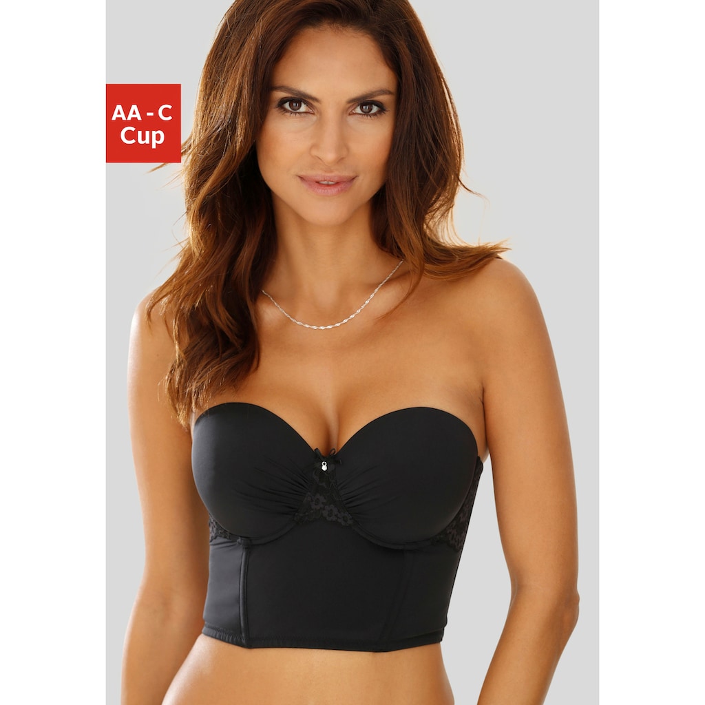 LASCANA Corsage, mit herausnehmbaren Push-up Kissen, sexy Dessous