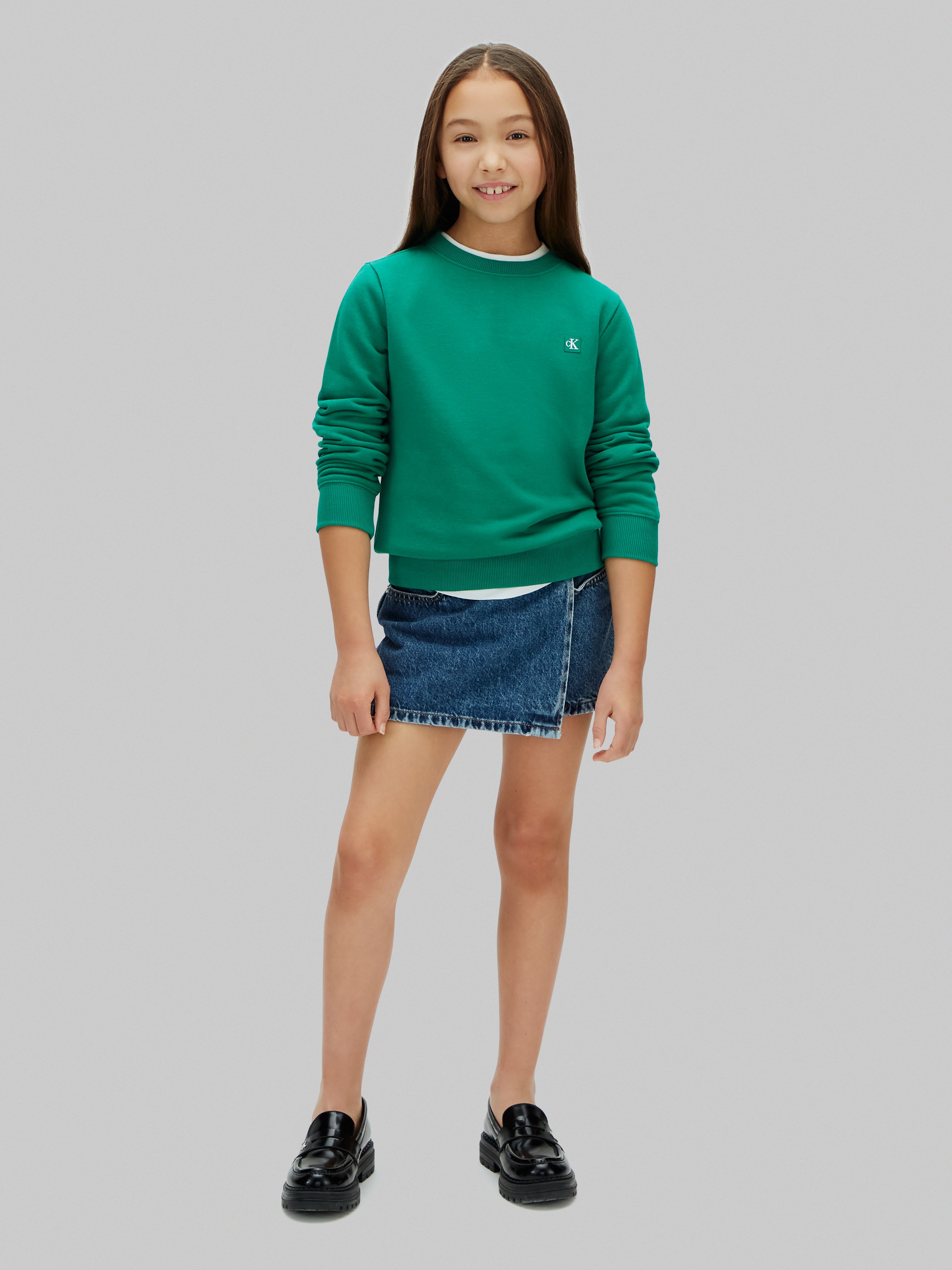Calvin Klein Jeans Sweatshirt »MINI BADGE«, Regular fit für Kinder

