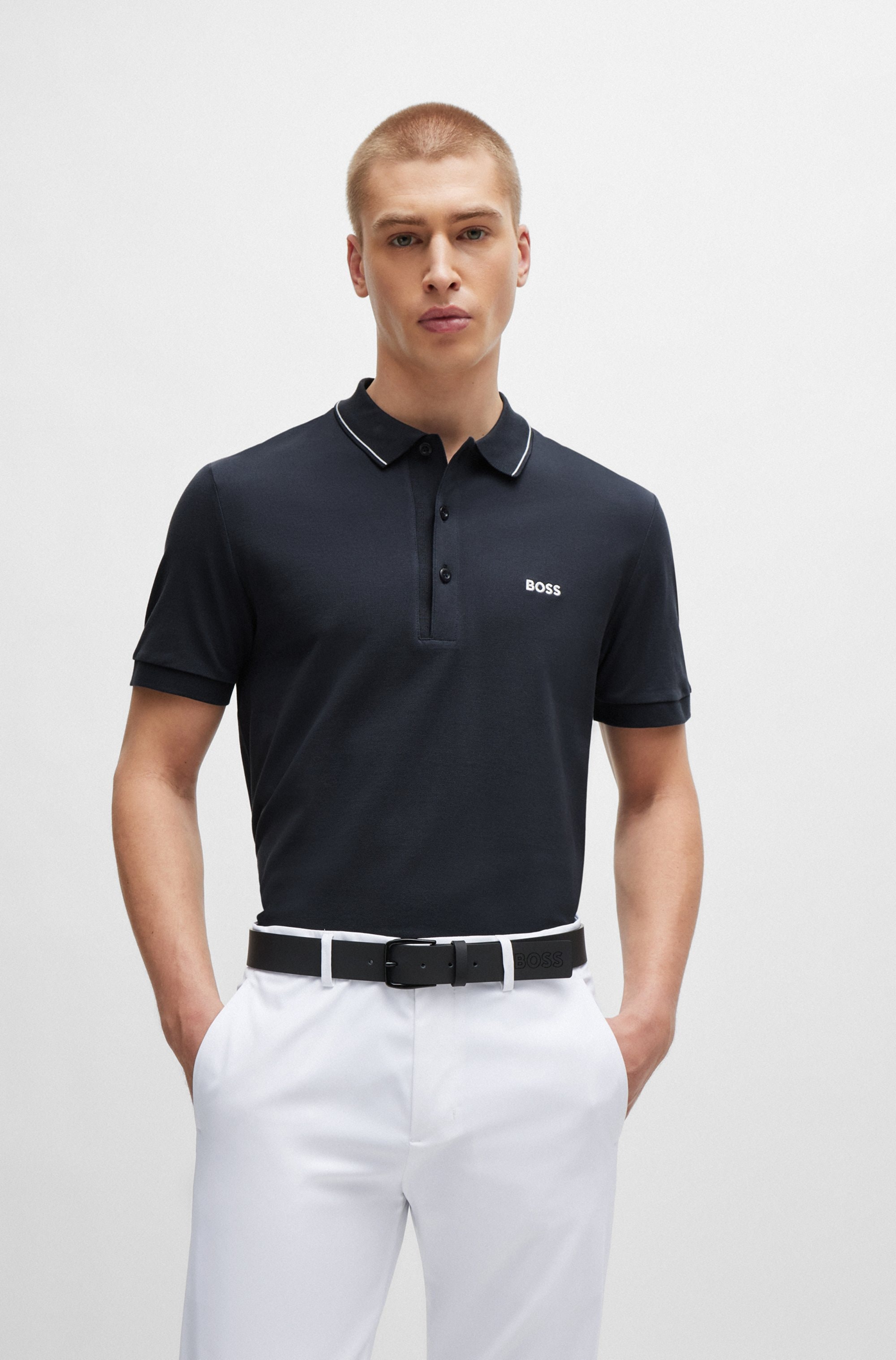 BOSS GREEN Poloshirt »Paule 4«, mit Polokragen