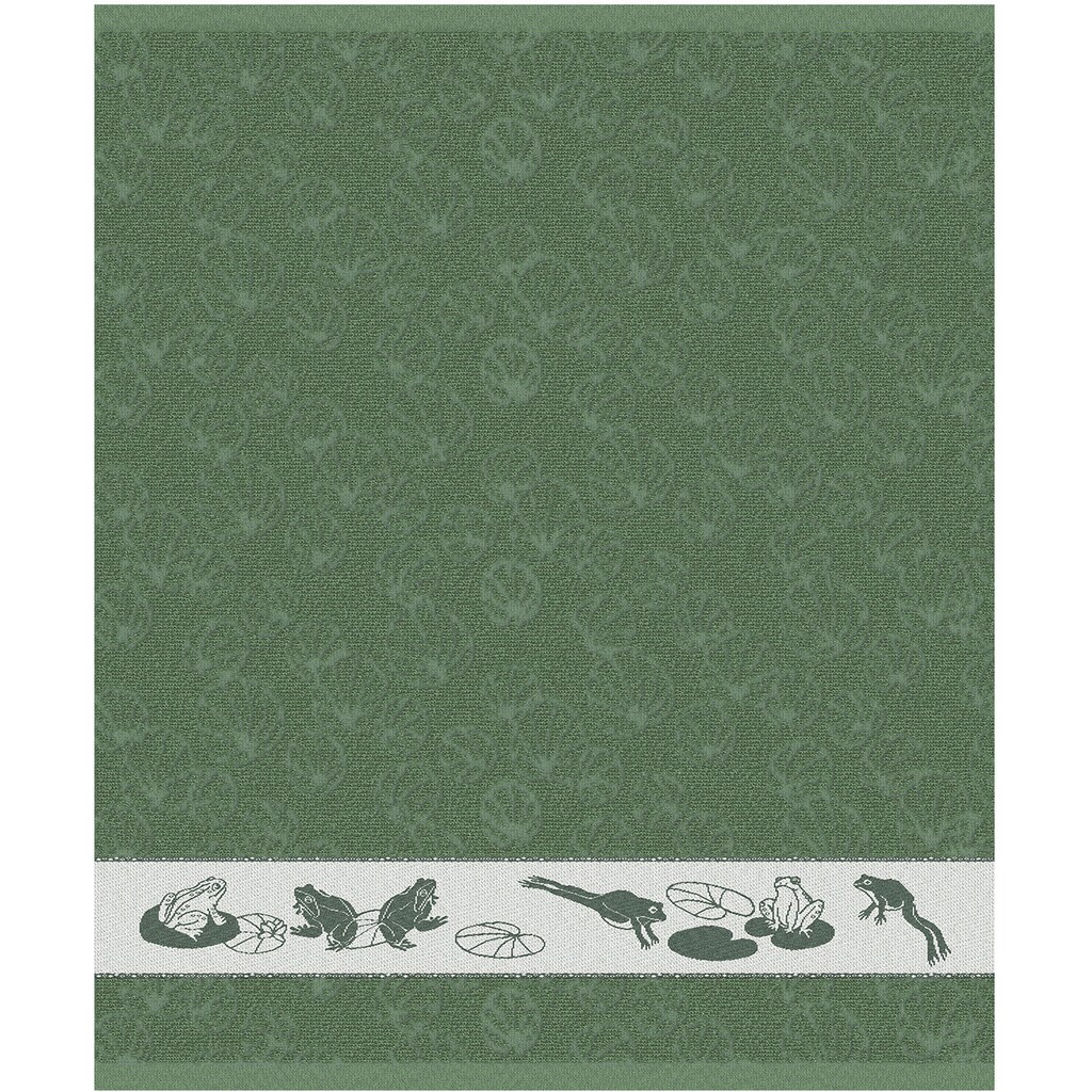 DDDDD Geschirrtuch »Froggy«, (Set, 4 tlg., Combi-Set: bestehend aus 2x Küchentuch + 2x Geschirrtuch)