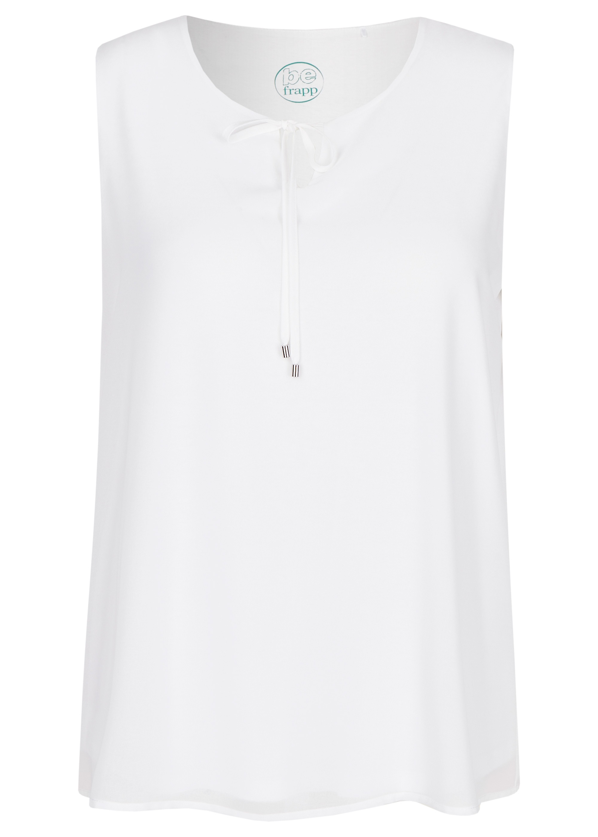 FRAPP Kombifreudige Bluse in Uni-Design