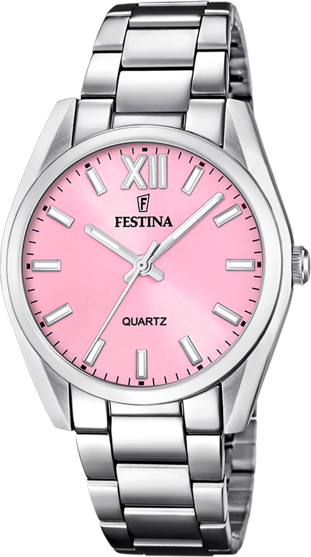 Festina Quarzuhr »Boyfriend Collection«, Armbanduhr, Damenuhr, Edelstahlarmband, analog