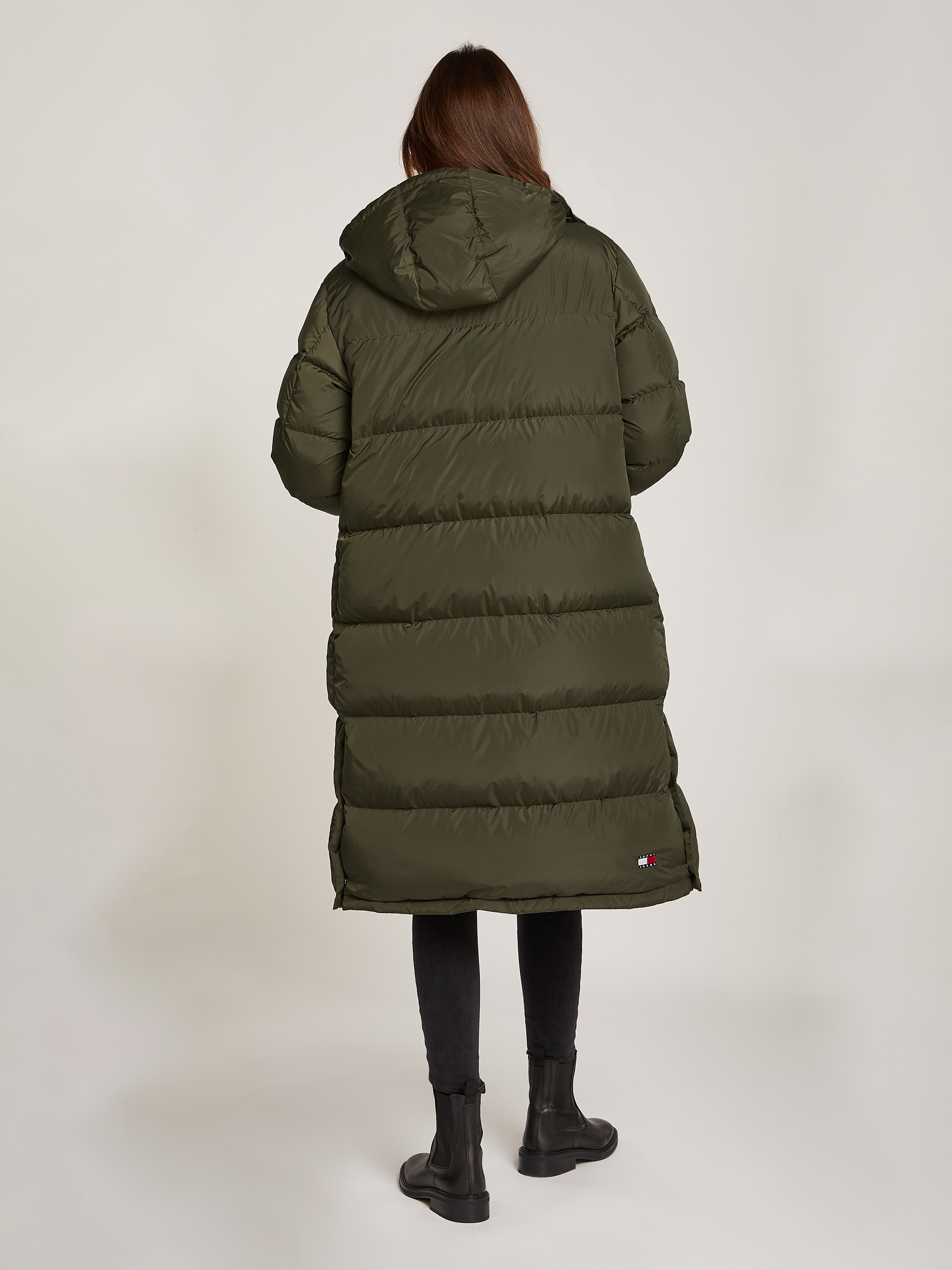 Tommy Jeans Curve Steppmantel »TJW ALASKA LONG PUFFER EXT«, in Großen Größen